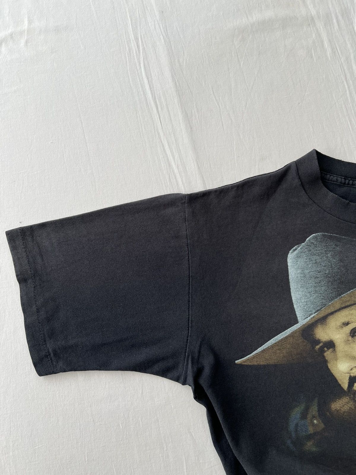 Band Tees Vintage 1995 Tim McGraw Сountry Music Faded Black T-shirt Size US L / EU 52-54 / 3 - 10 Thumbnail