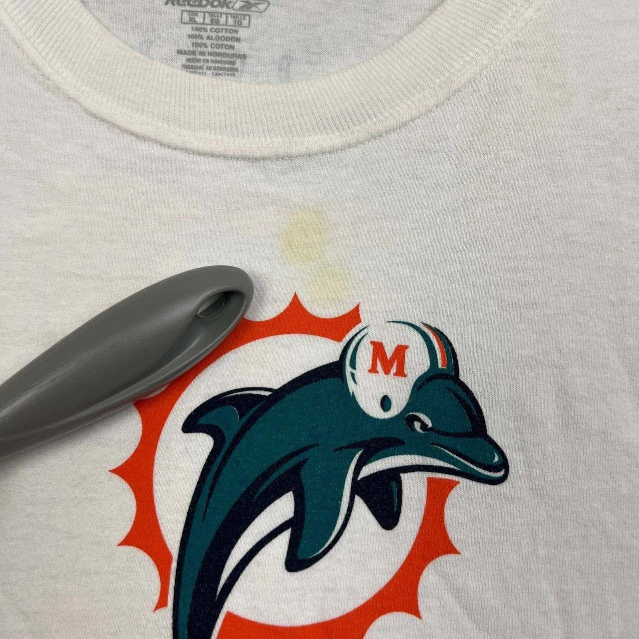 Reebok Miami Dolphins Shirt Men Reebok Short Sleeve Crew Neck XL Size US XL / EU 56 / 4 - 7 Thumbnail
