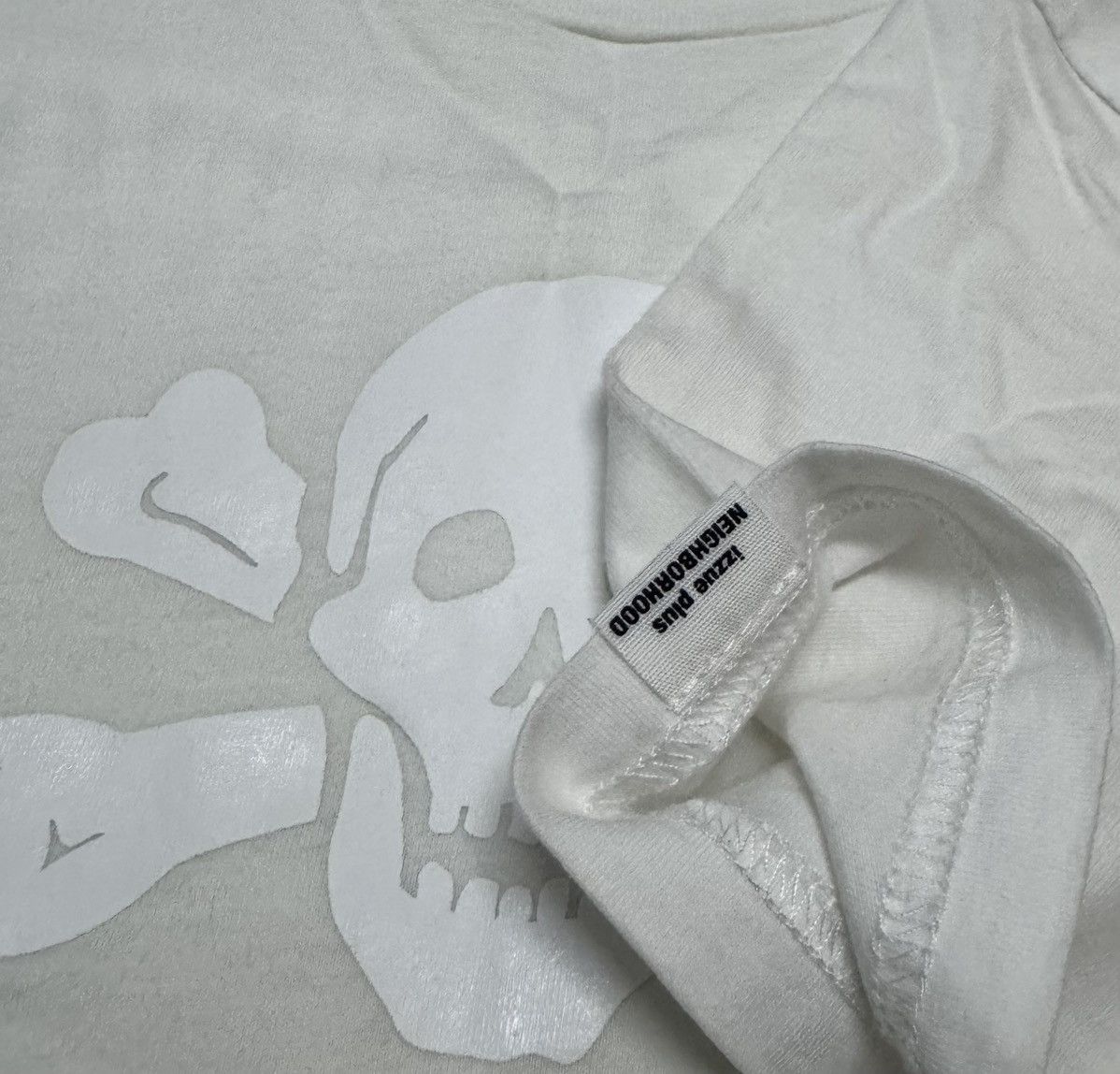 Neighborhood NEIGHBORHOOD x IZZUE White Tee Size US S / EU 44-46 / 1 - 7 Thumbnail