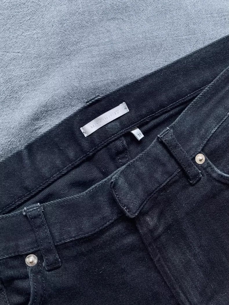 Dior DiorSlogan Leather Washed Jeans 2503-Nextarrow Size US 31 - 4 Thumbnail