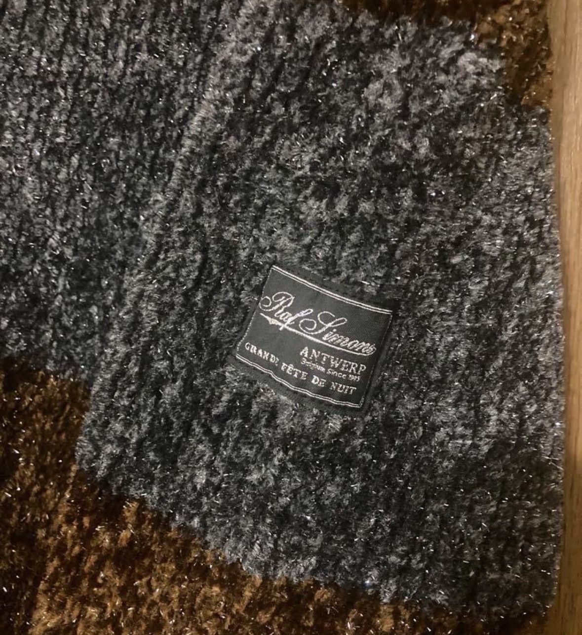 Raf Simons 22AW Trimmed Reversible Stripe Short Sweater-250