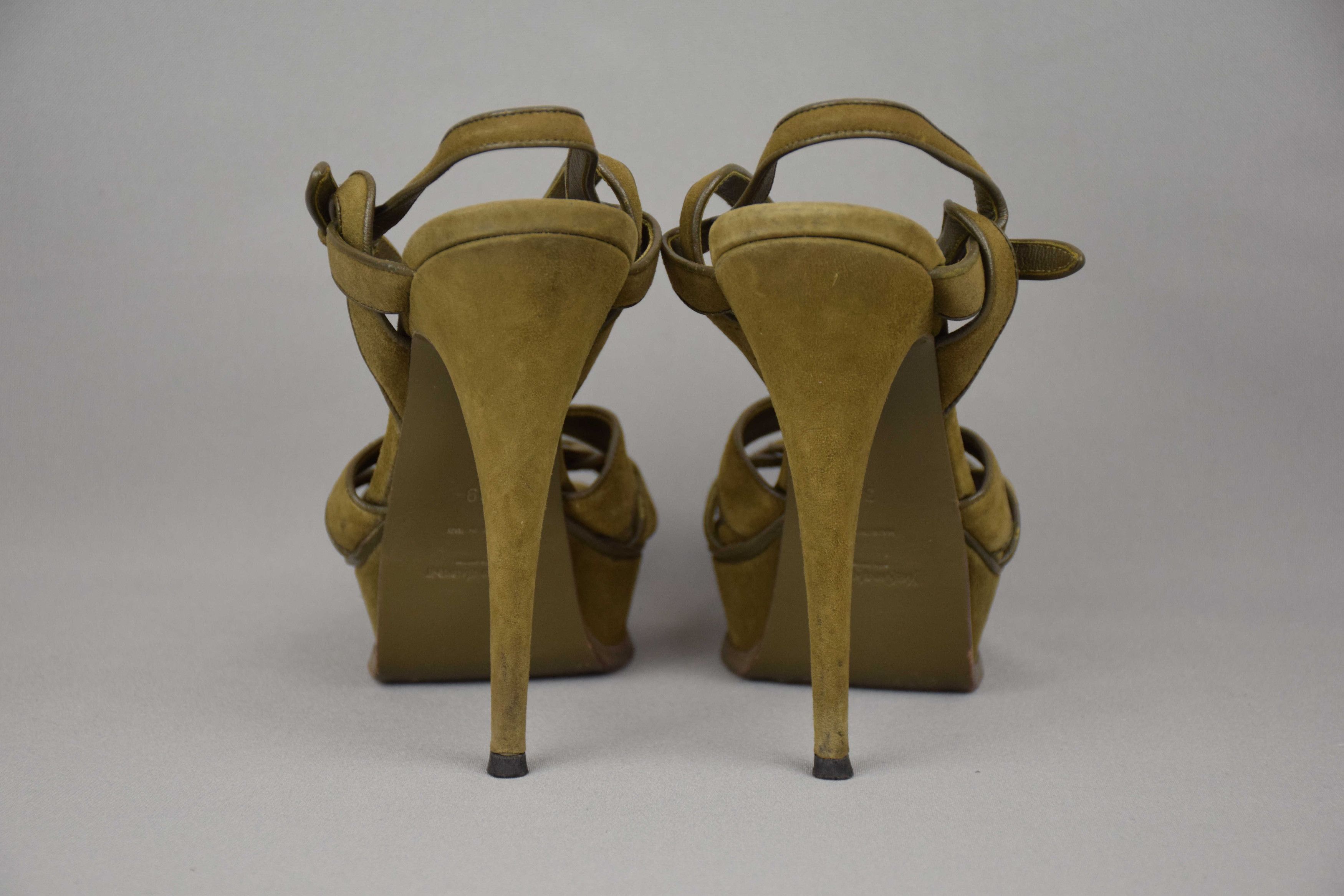 Saint Laurent Paris × Yves Saint Laurent YSL Yves Saint Laurent Tribute Sandals US 8 UK 6 EU 39 Size US 8 / IT 38 - 7 Thumbnail