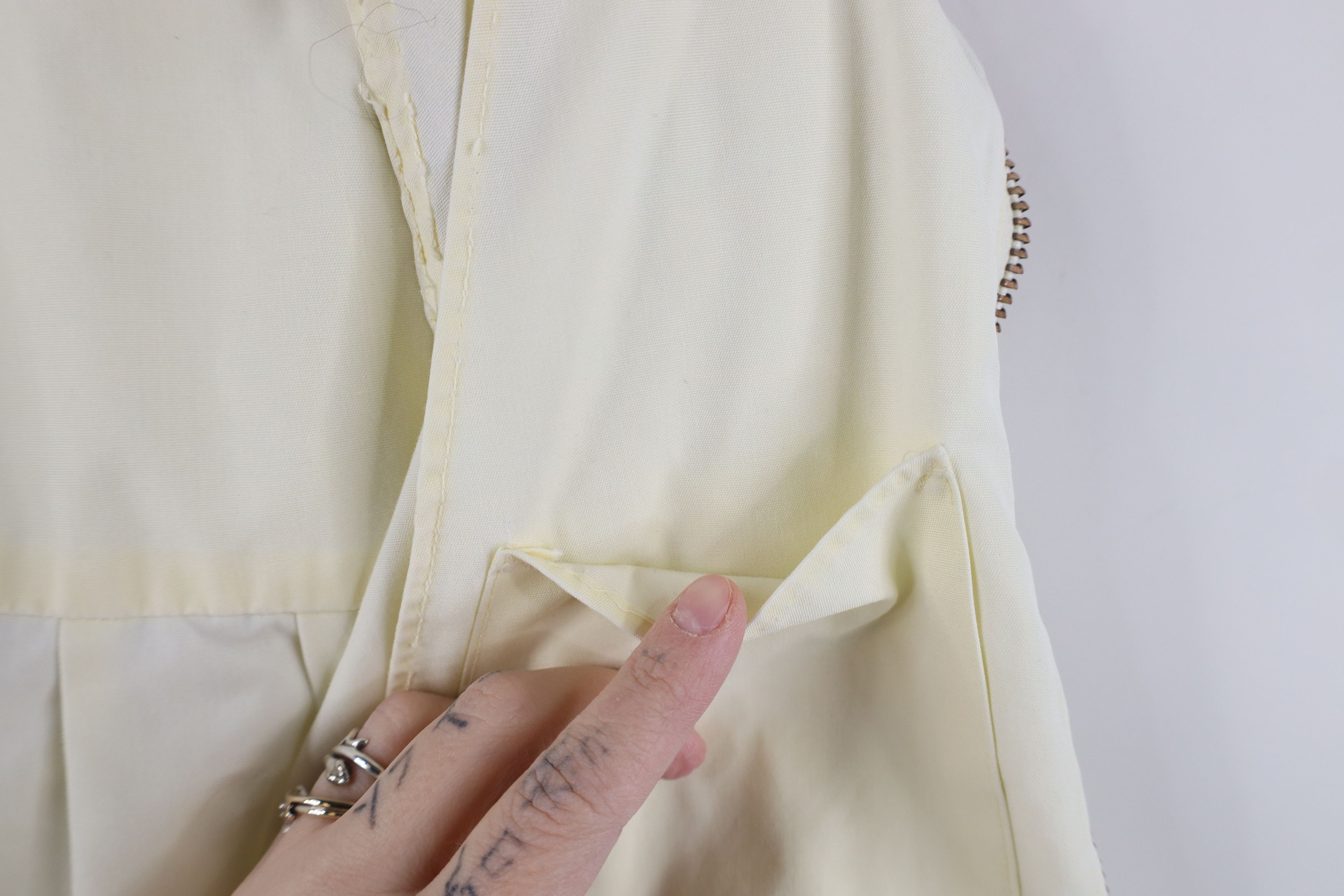 Vintage Vintage 60s 70s Streetwear Cafe Racer Bomber Jacket Cream Size US XL / EU 56 / 4 - 10 Thumbnail