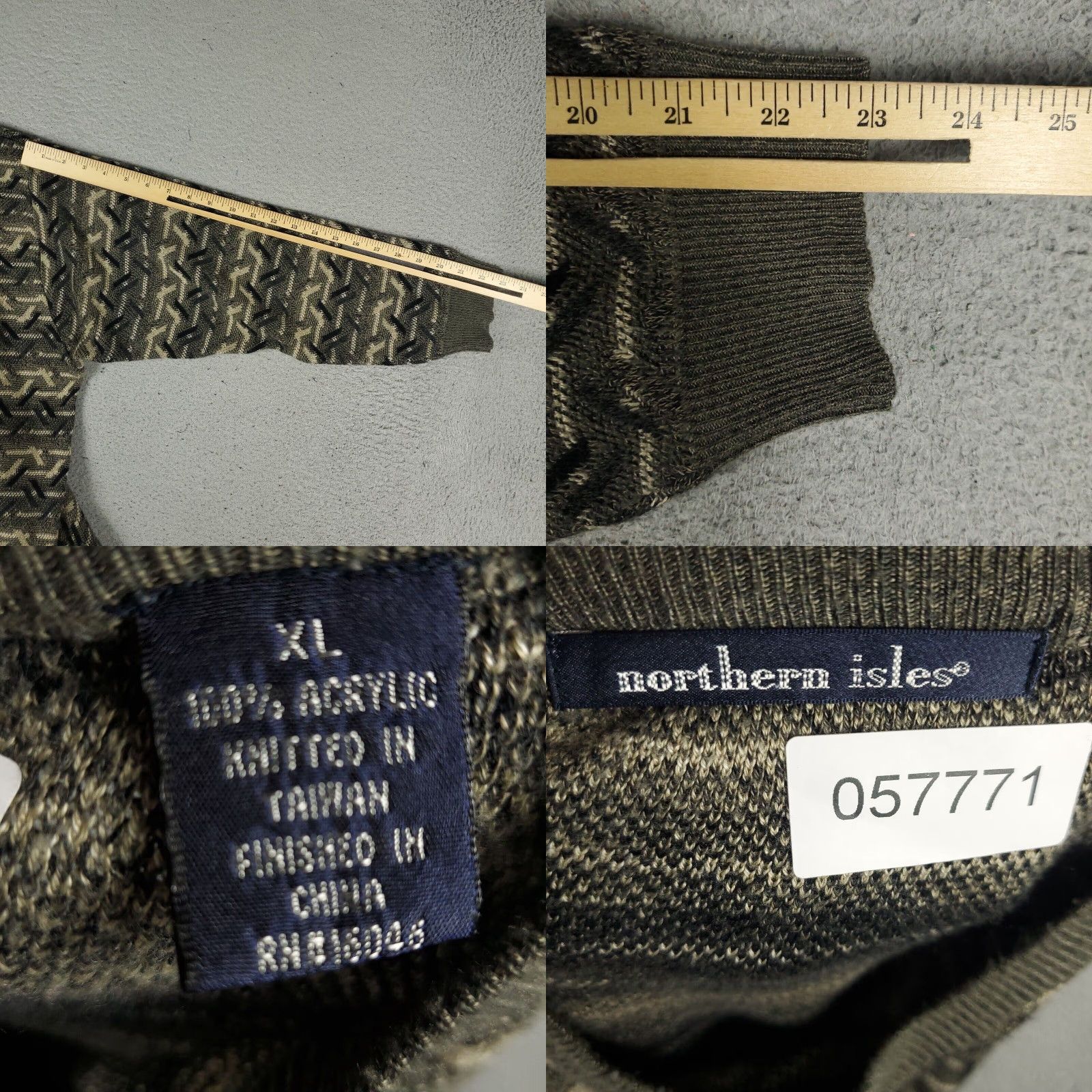 Vintage Northern Isles Striped Crew Neck Pullover Sweater Mens XL Blue Size US XL / EU 56 / 4 - 8 Thumbnail