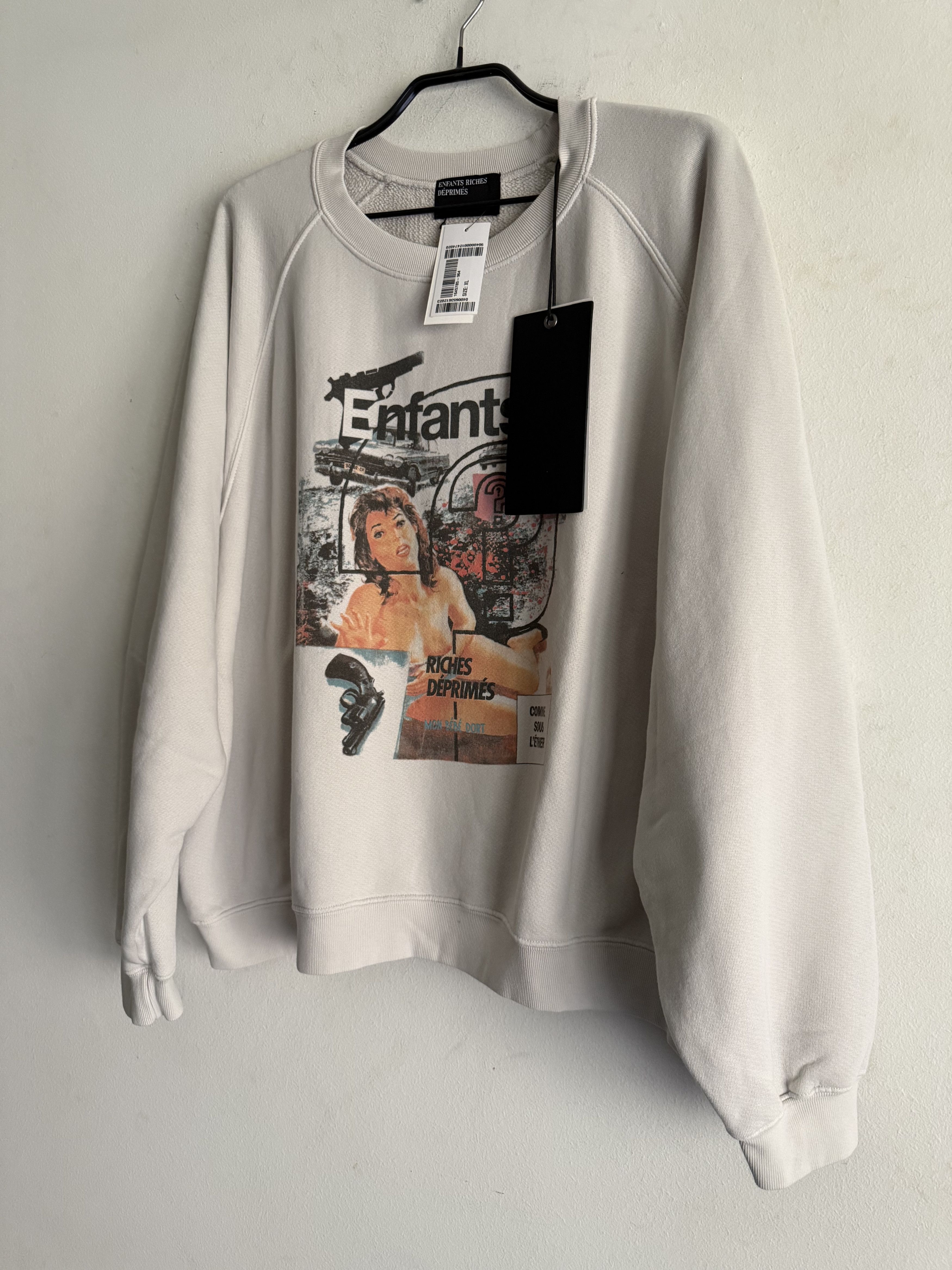 Enfants Riches Deprimes Thrilling Raglan Sweatshirt Size US XL / EU 56 / 4 - 3 Thumbnail