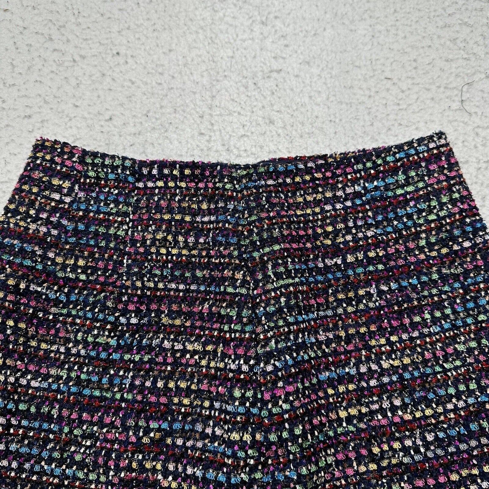 Loft LOFT 2 Shimmer Textured Shift Skirt Colorful Mini Skirt Size 26" / US 2 / IT 38 - 3 Thumbnail