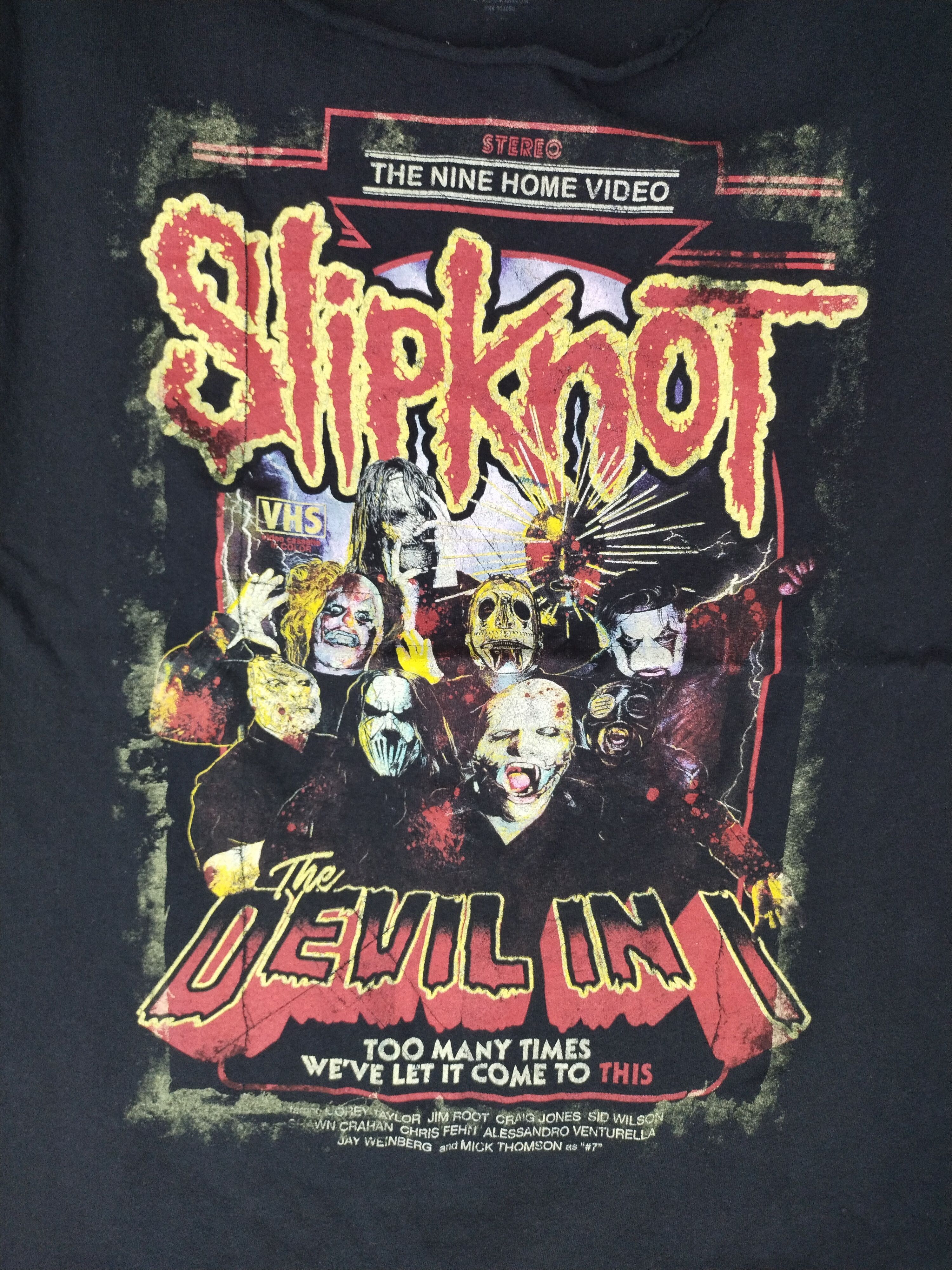 Slipknot Slipknot Devil in The Nine Shirt Tee Size US M / EU 48-50 / 2 - 3 Thumbnail