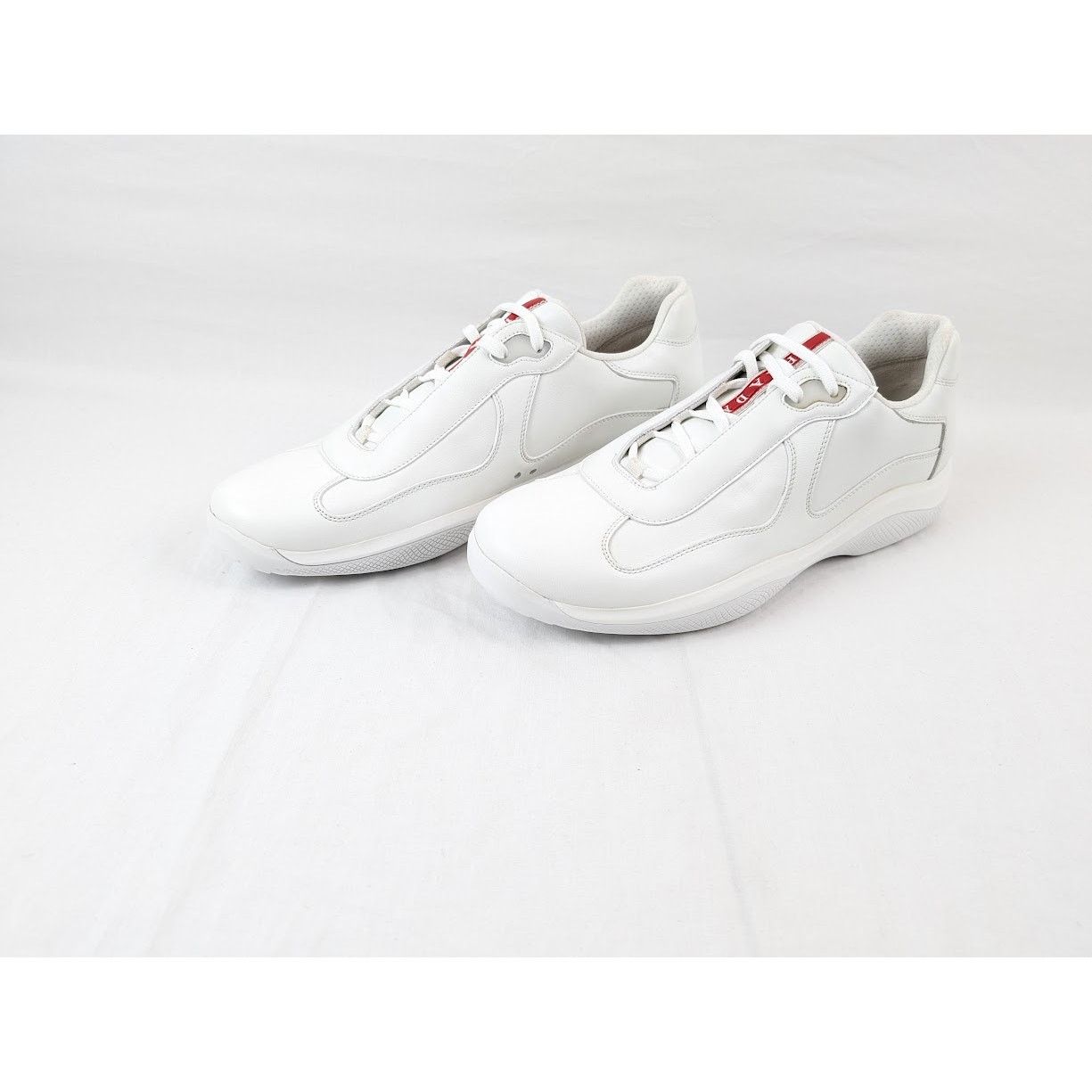 Prada o1rshd1 Cup Low-Top Sneakers in Bianco Size US 10 / EU 43 - 12 Thumbnail