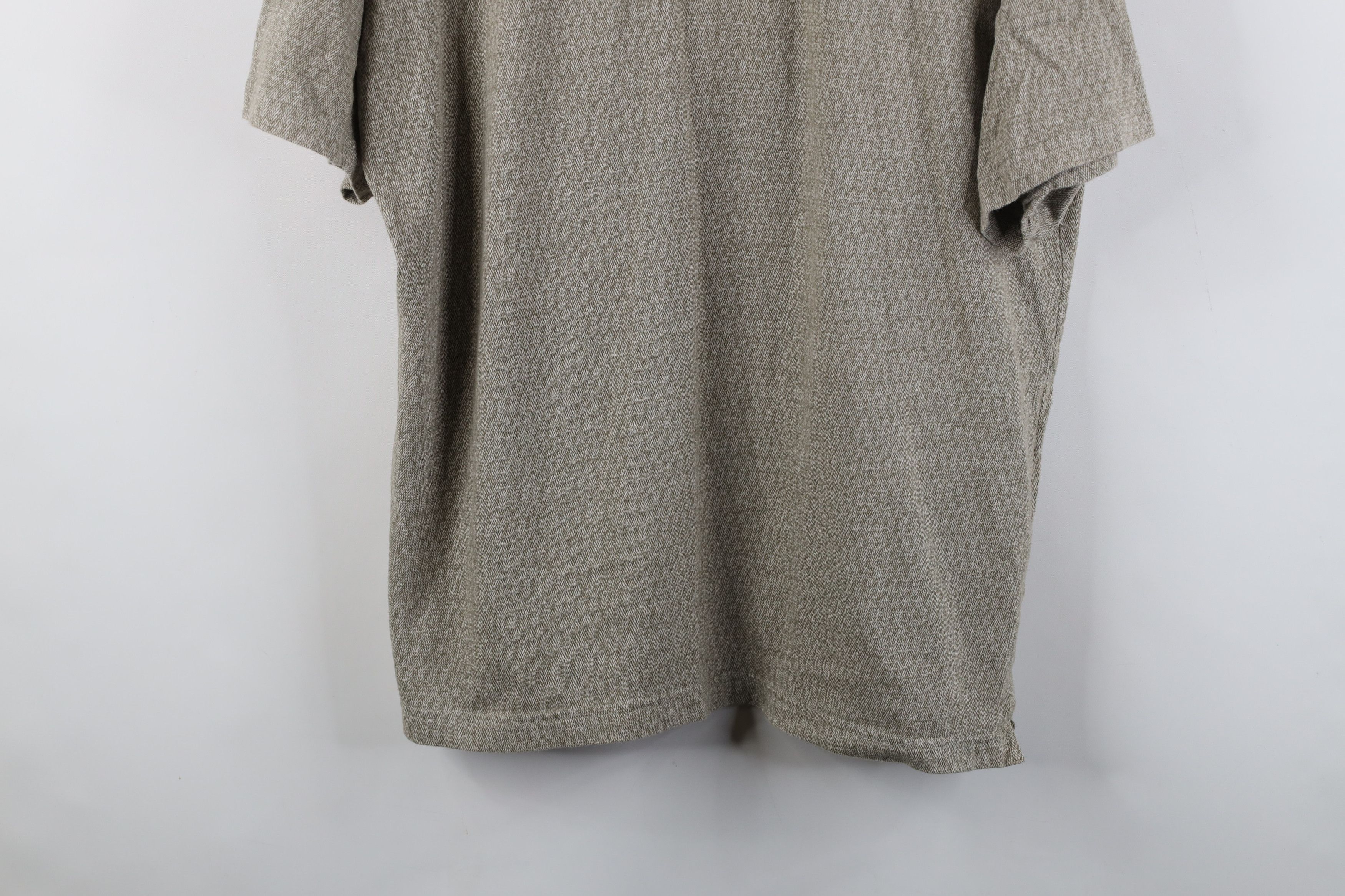 Vintage Vintage 90s Streetwear Geometric Knit Golf Polo Shirt Green Size US XL / EU 56 / 4 - 3 Thumbnail