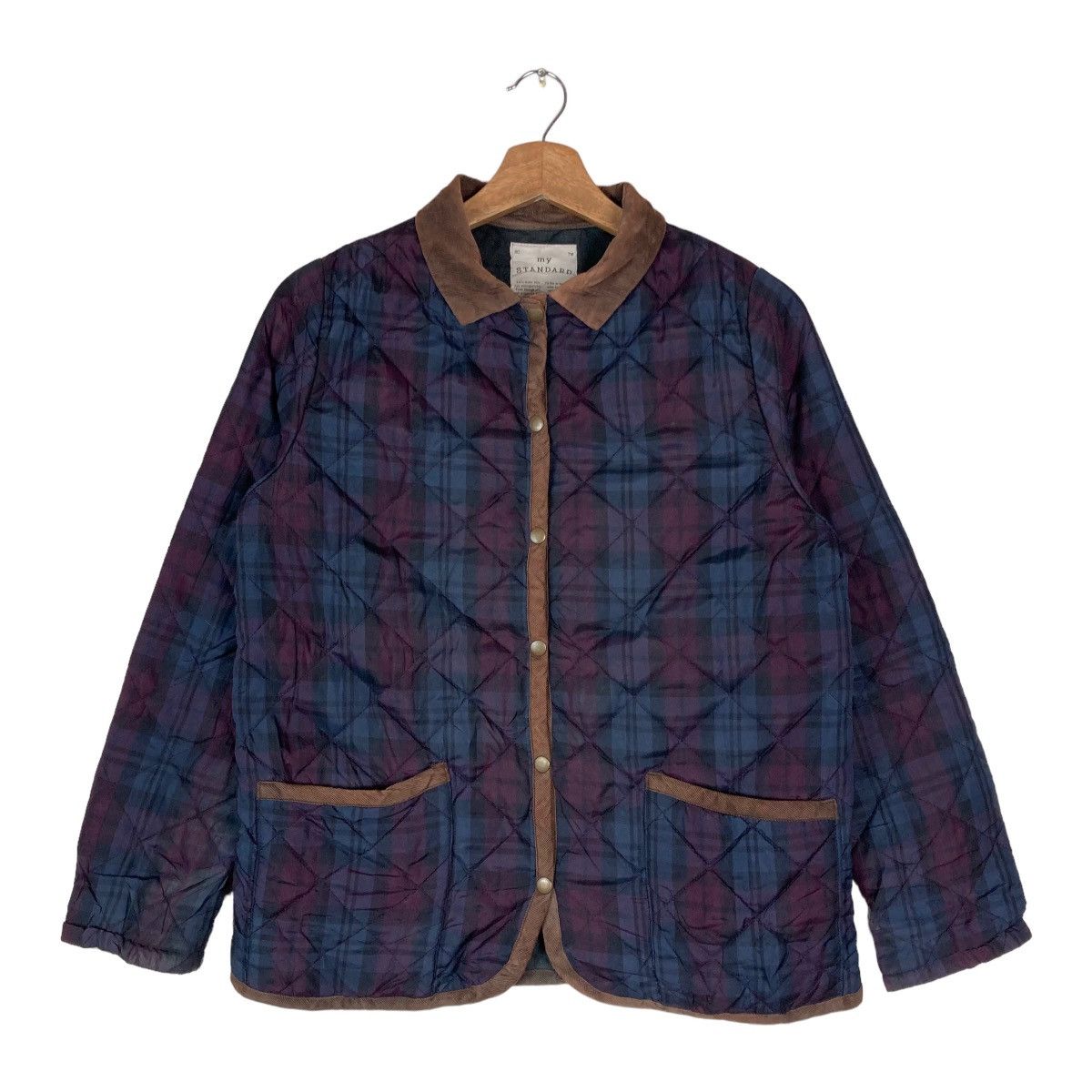Vintage Vintage Studio Clip Snap Button Quilted Jacket Size US M / EU 48-50 / 2 - 1 Thumbnail