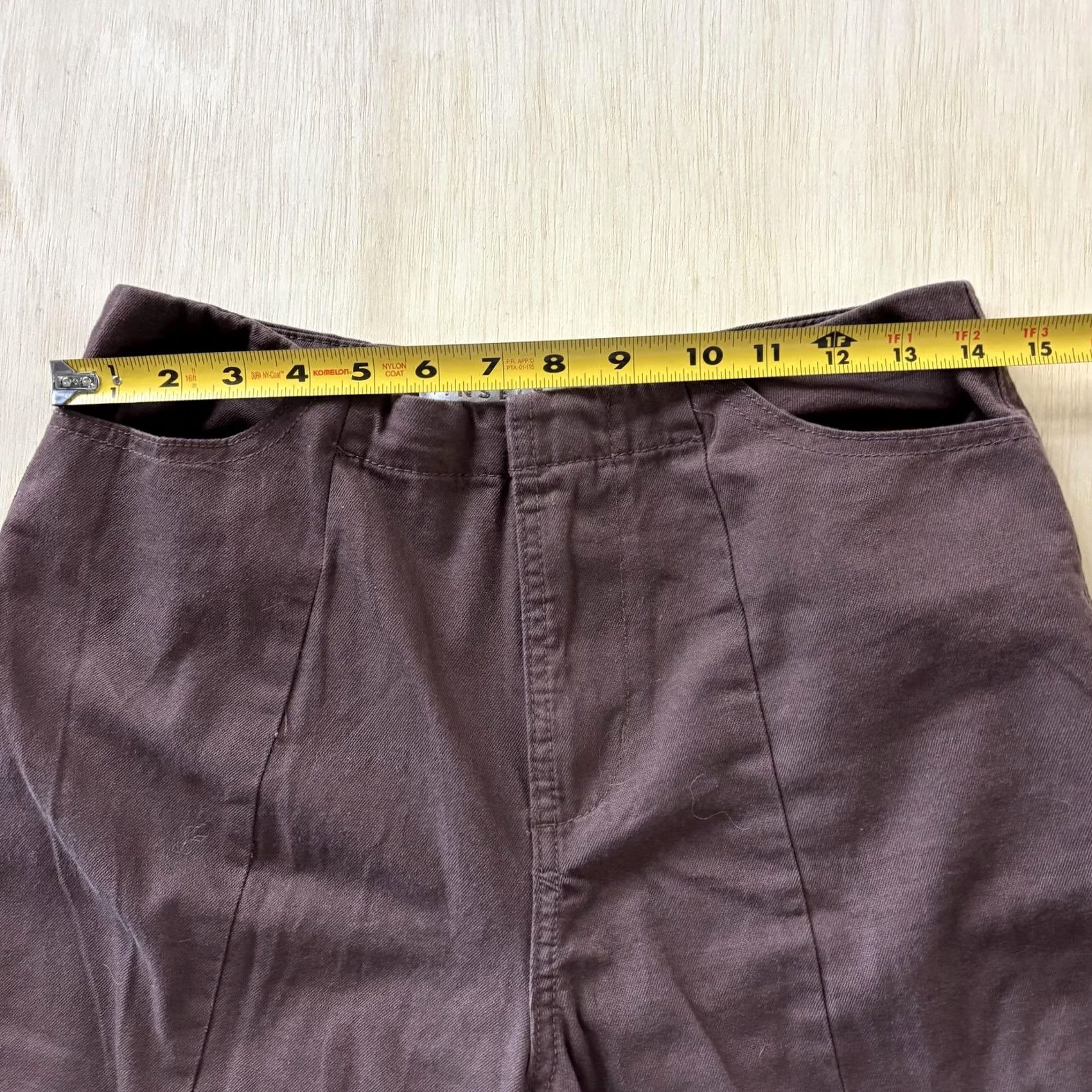 Vintage VINTAGE Tinseltown Pants Cargo Women Brown Cotton Twill Straight Leg Pockets 3 Inseam 27.5in Casual Size 26" / US 2 / IT 38 - 7 Thumbnail