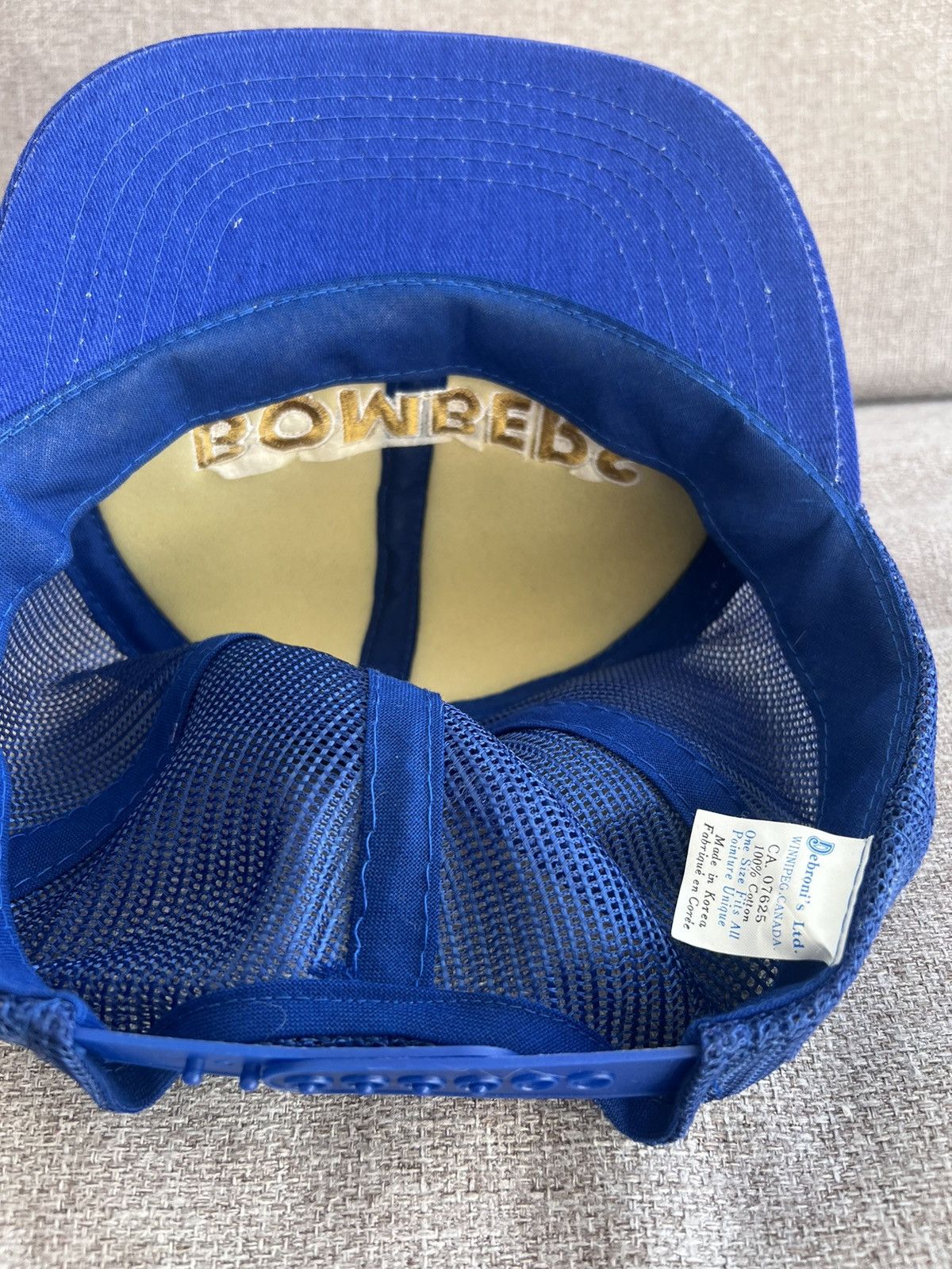 Vintage Vintage Winnipeg Blue Bombers Snapback Trucker Hat Football Size ONE SIZE - 3 Thumbnail
