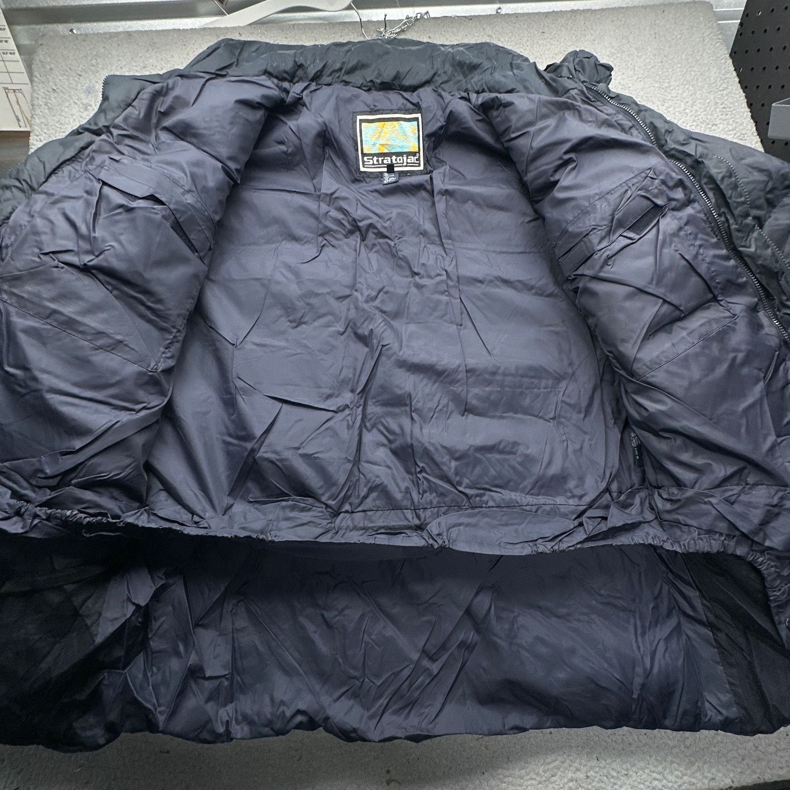 Other Vintage Stratojac Goose Down Puffer Parka Jacket XL Navy Size US XL / EU 56 / 4 - 10 Thumbnail