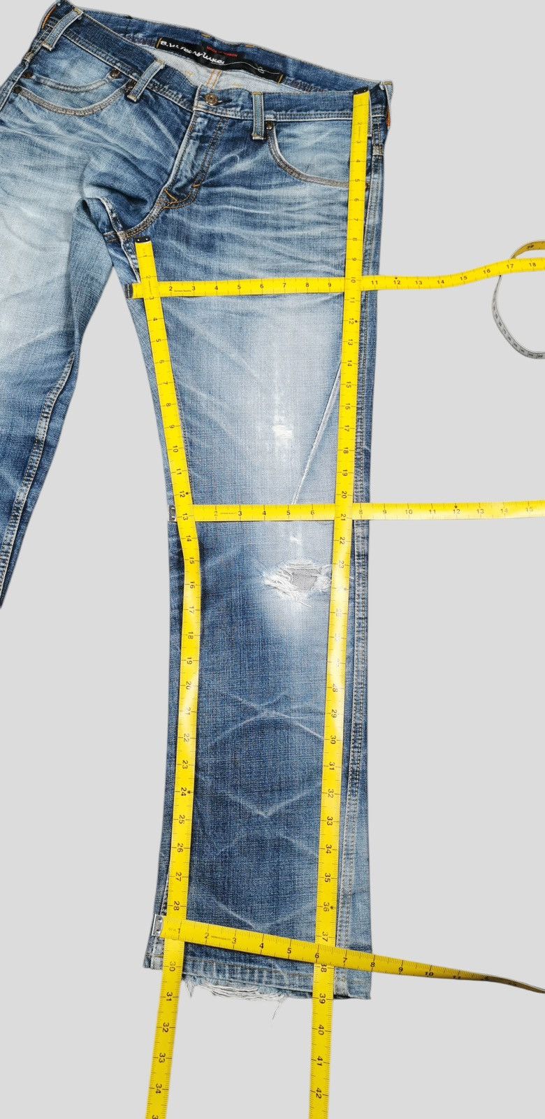 Kapital Blueway distressed flared jeans Size US 34 / EU 50 - 12 Thumbnail