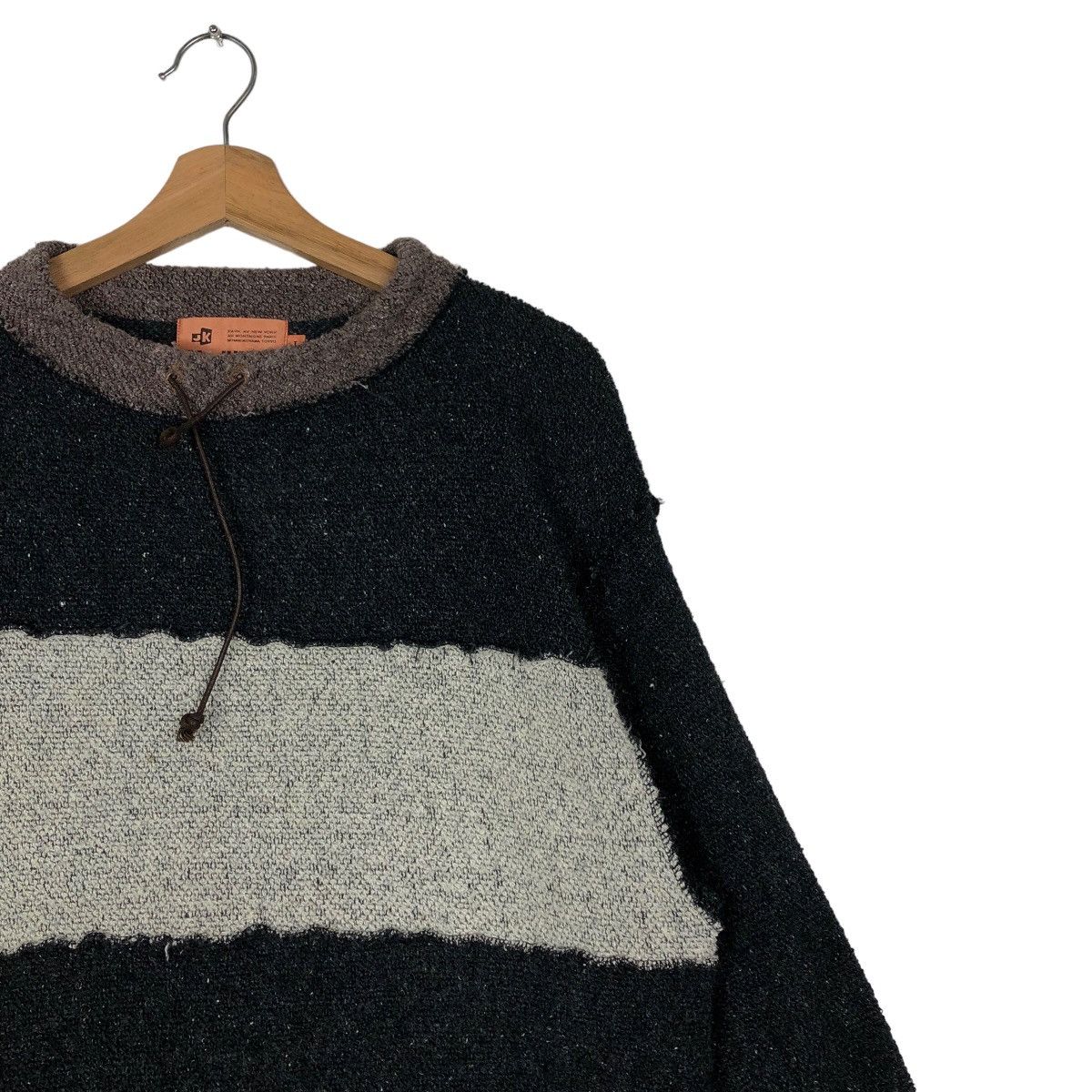 Japanese Brand 🔥90’s Knit Handmade Sweatshirt Mr.Junko Made in Japan Size US L / EU 52-54 / 3 - 5 Thumbnail
