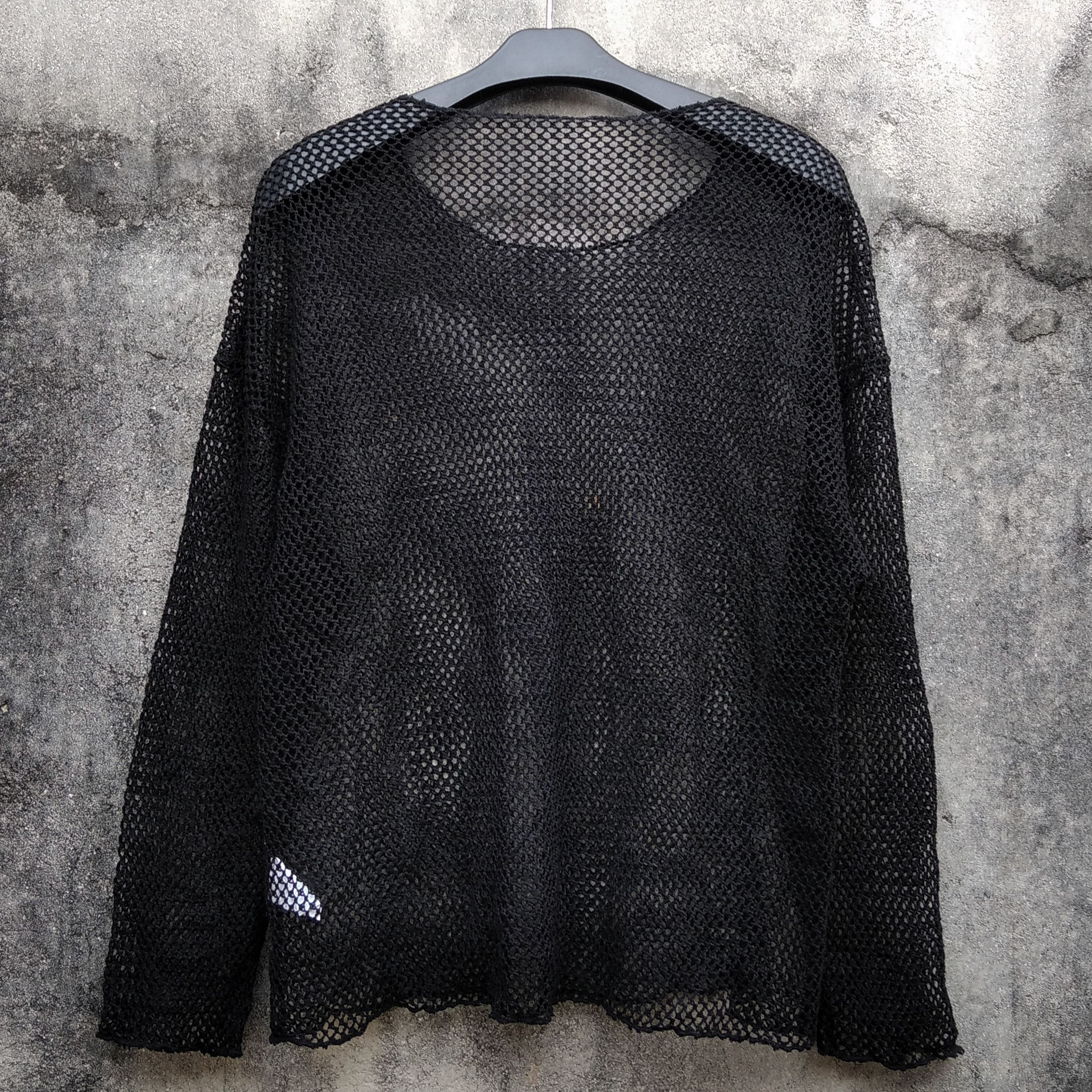If Six Was Nine Vintage 90's DAZY Japanese Brand Mesh Longsleeve Size US M / EU 48-50 / 2 - 3 Thumbnail