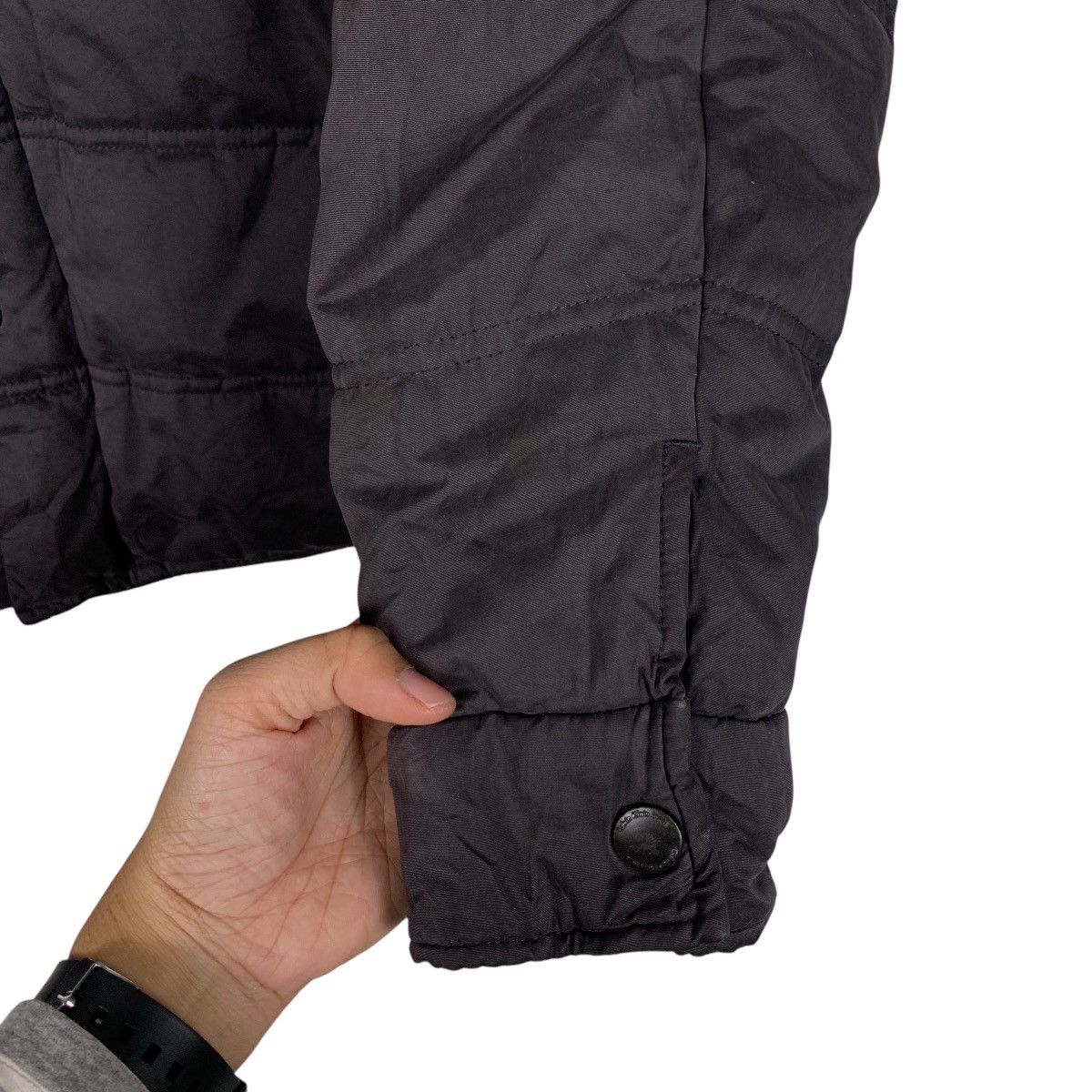 Calvin Klein CALVIN KLEIN Collared Snap Button Puffer Jacket #1868-C81 Size US L / EU 52-54 / 3 - 13 Thumbnail