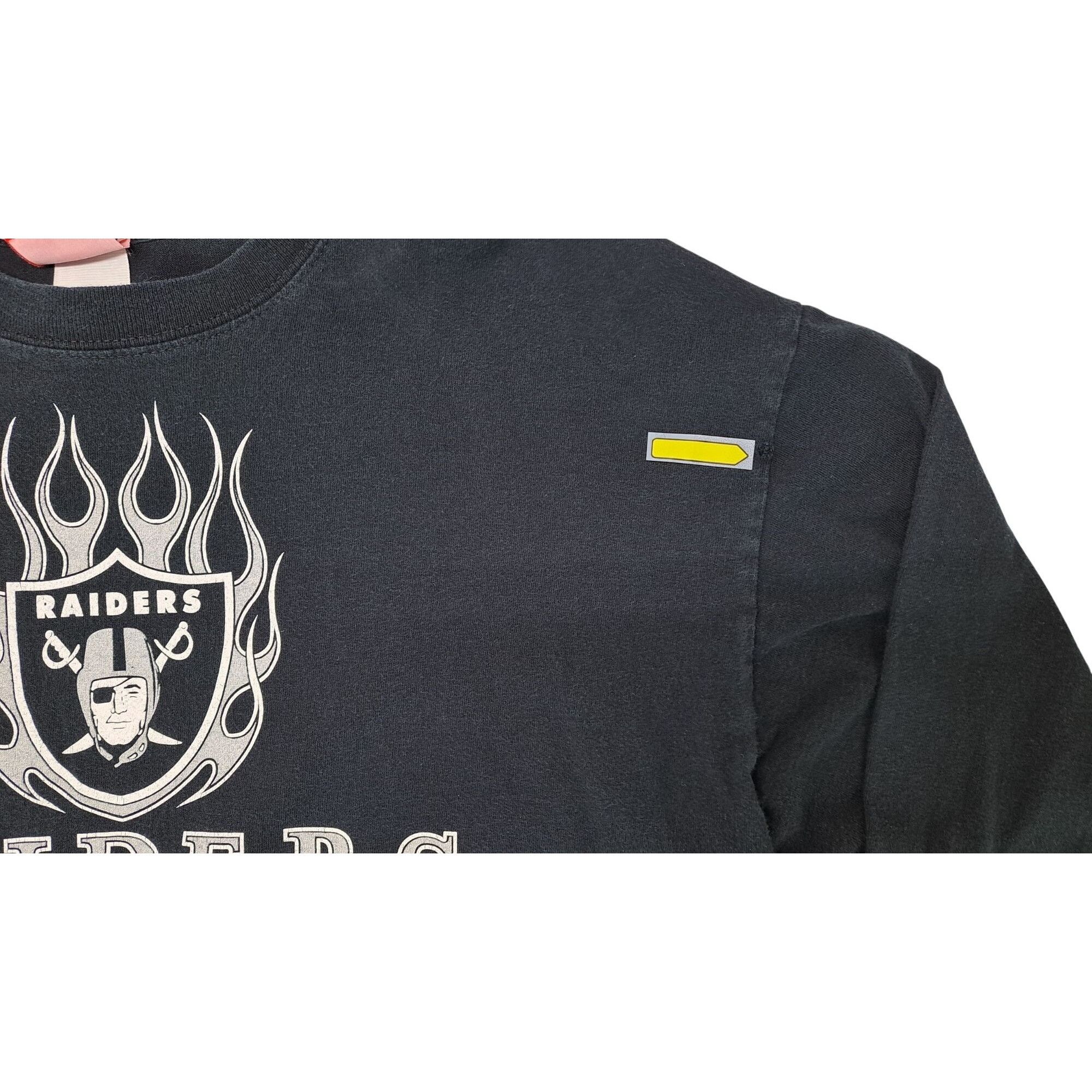 NFL Vintage Oakland Raiders Black Long Sleeve Shirt Flame Men XL Size US XL / EU 56 / 4 - 9 Thumbnail