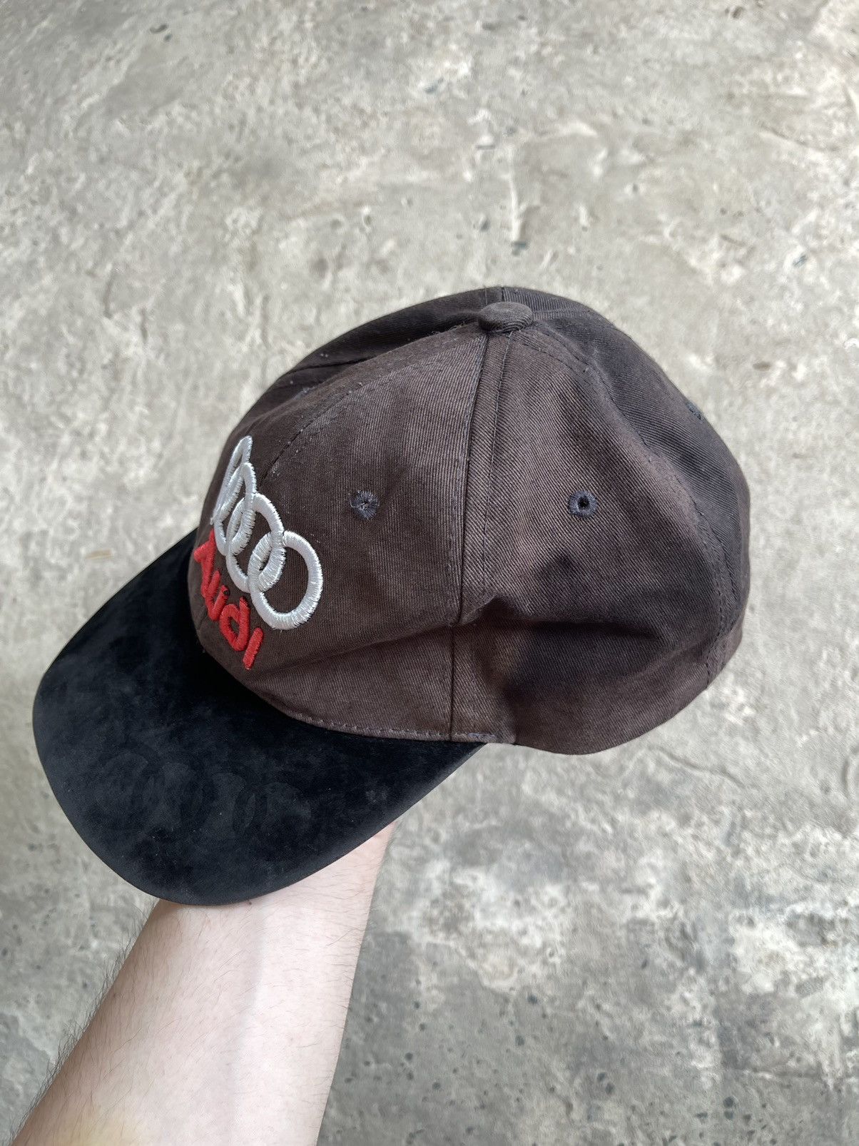 Audi AUDI 90S Y2K BIG LOGO RACING F1 FLAMES VELVET CAP HAT Size ONE SIZE - 8 Thumbnail