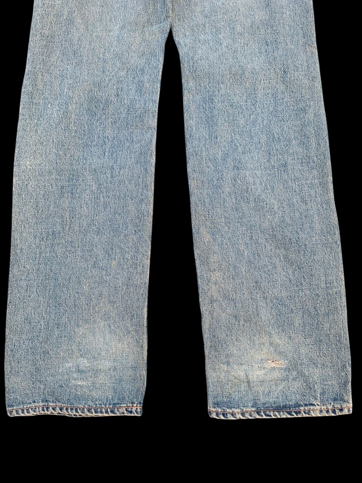 Kapital VINTAGE EDWIN 505 SELVEDGE BAGGY DISTRESSED JAPANESE DENIM Size US 29 - 9 Thumbnail