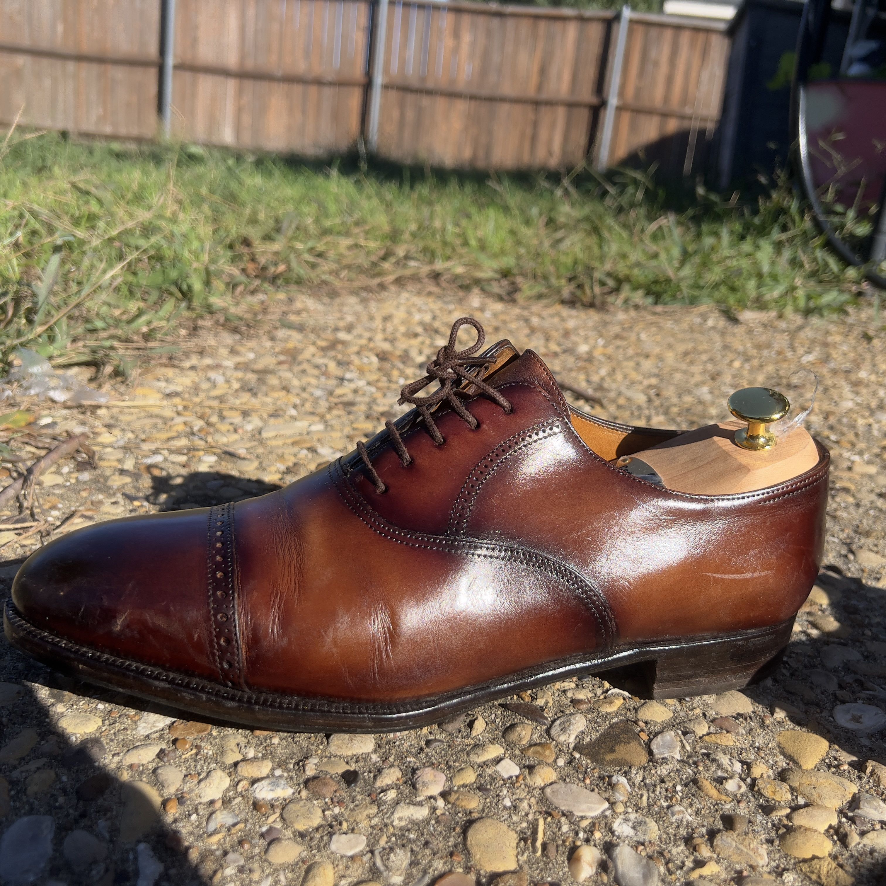 John Lobb John Lobb philip II half brogue cap toe oxford 10.5 us Size US 10.5 / EU 43-44 - 8 Thumbnail