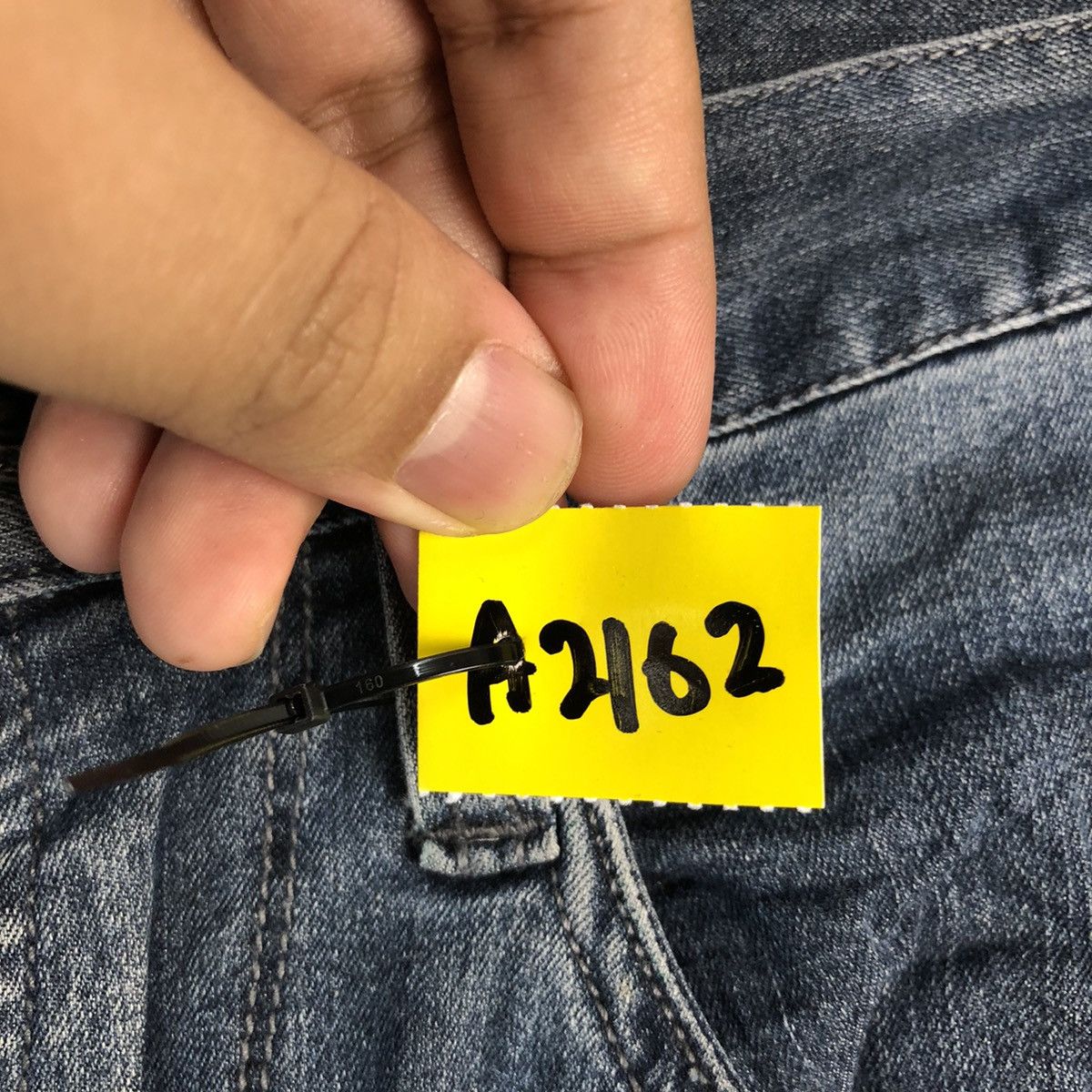 Japanese Brand Iz Frontier Blue Multipocket ripped Denim Pants #A2162 Size US 29 - 12 Thumbnail