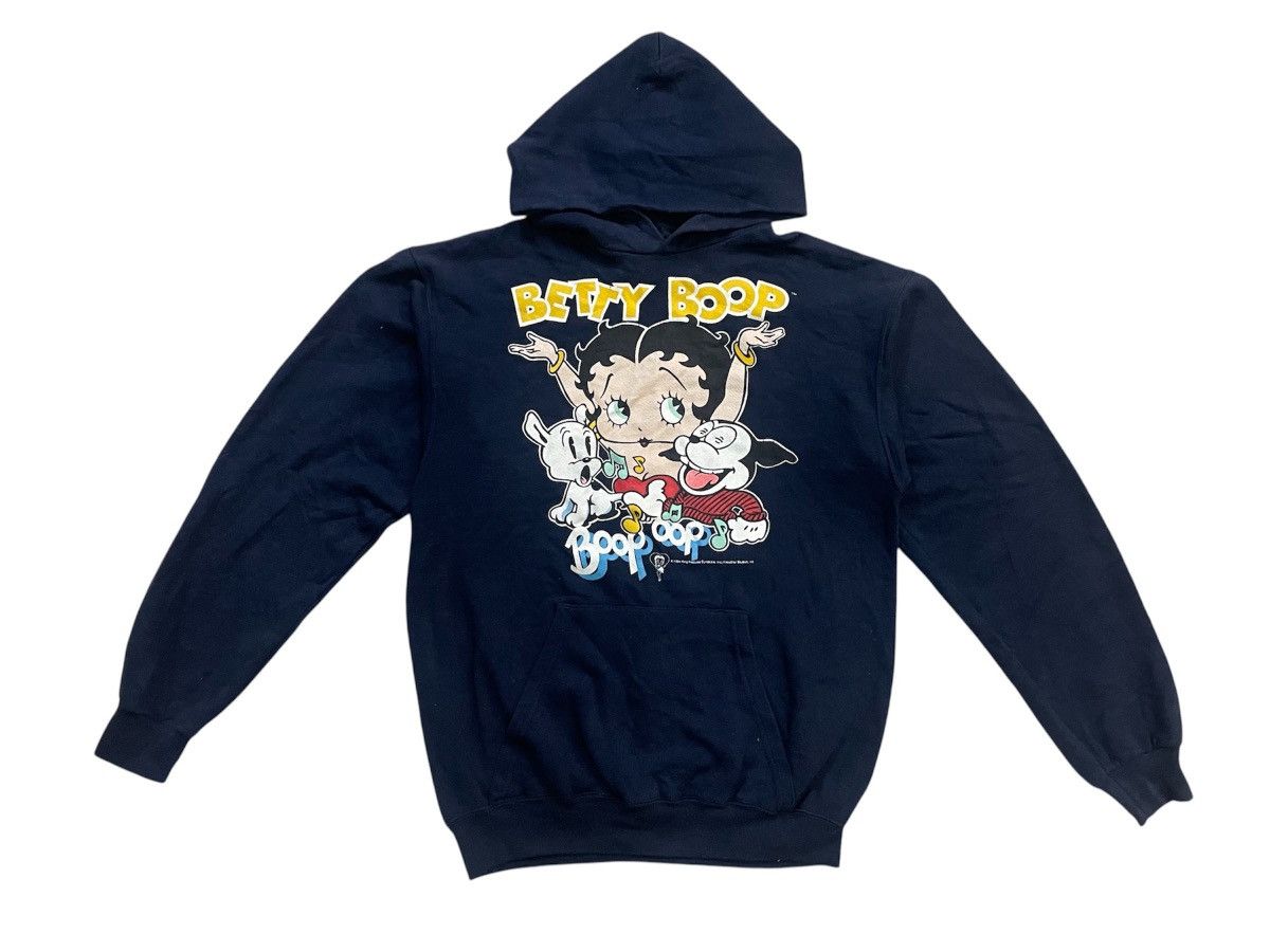 Vintage Vintage 90s Betty Boop Sweatshirt Size US M / EU 48-50 / 2 - 1 Thumbnail