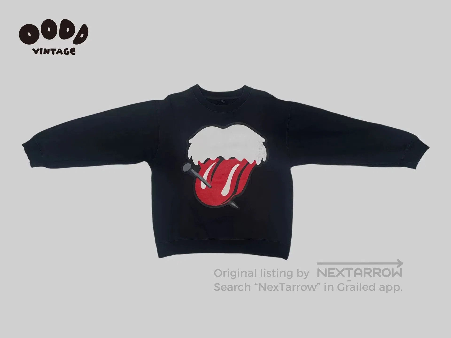 Number (N)ine Number (N)ine Rolling Stones Sweatshirt. Size US L / EU 52-54 / 3 - 2 Thumbnail