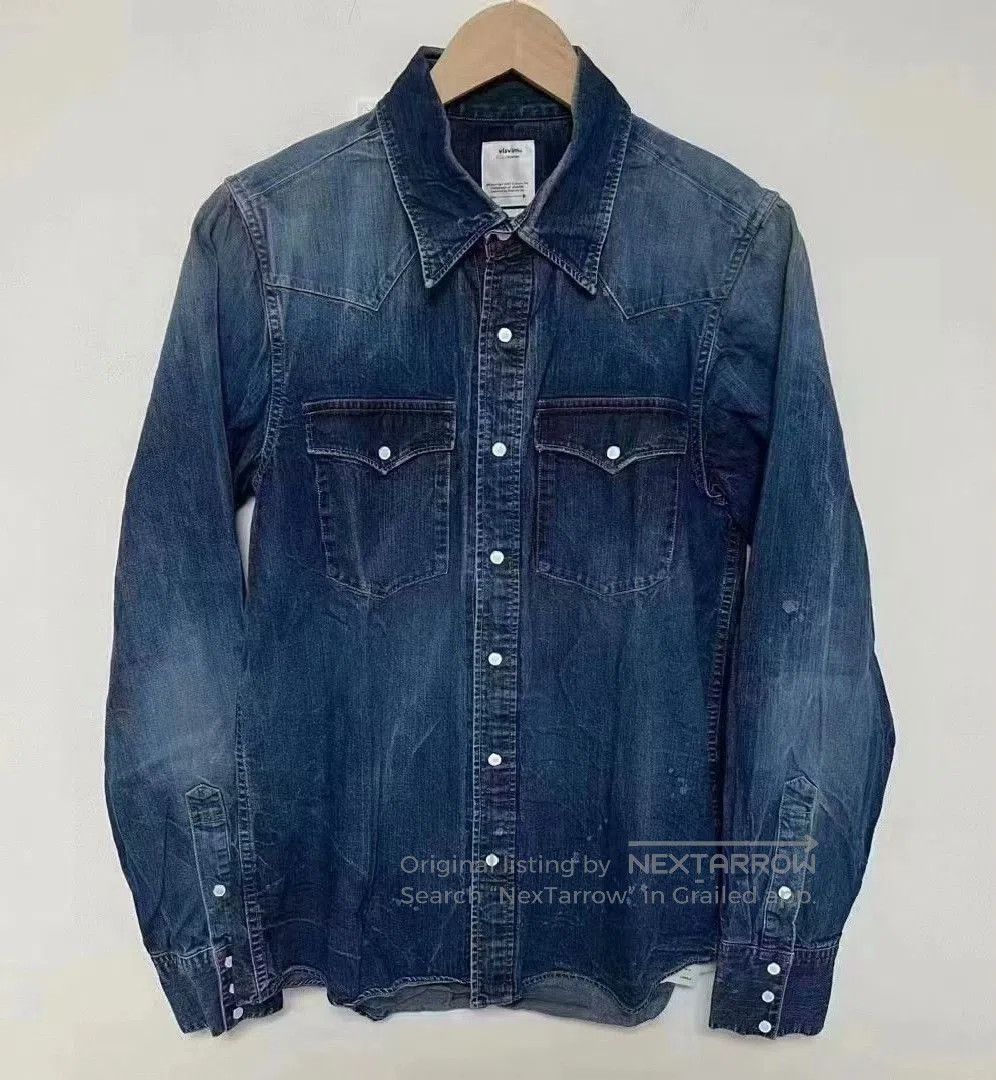 Visvim visvim 19AW Bandito Dry Denim Shirt. Size US XL / EU 56 / 4 - 9 Thumbnail