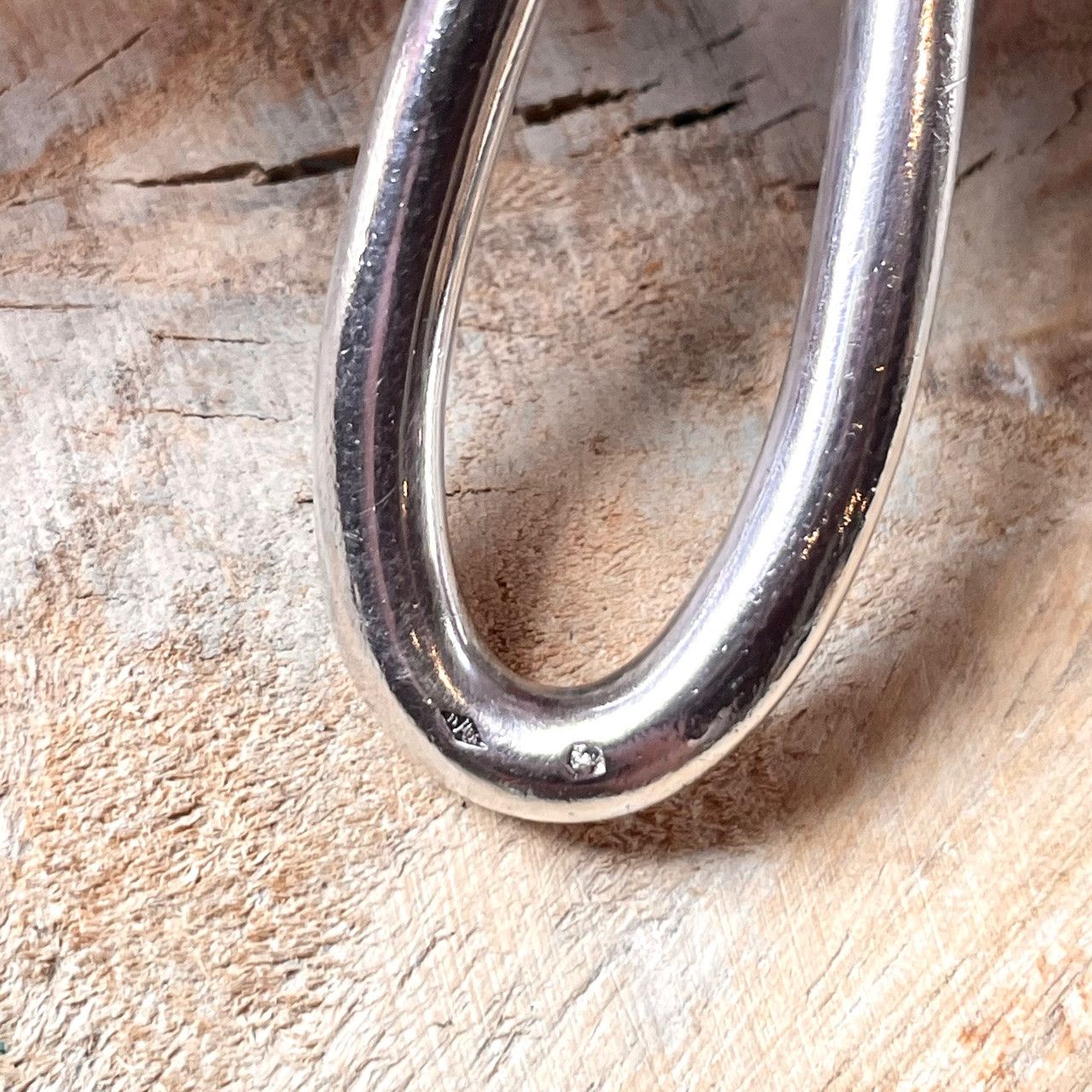 Hermes Hermès Vintage Silver Twist Chain Long Necklace Size ONE SIZE - 6 Thumbnail