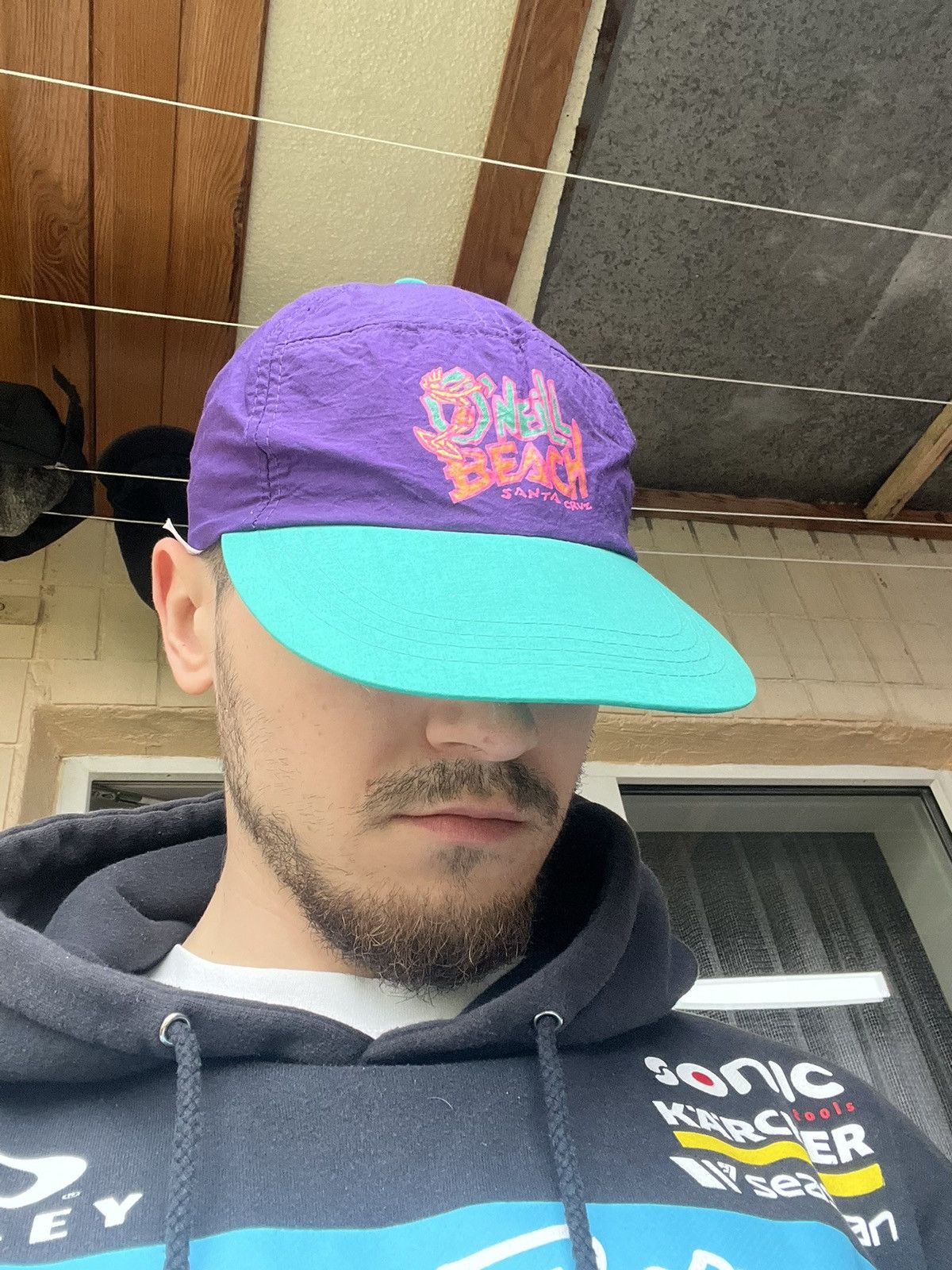 Japanese Brand Vintage Y2K ONEILL Santa Cruz Hat Big Logo Streetwear Cap Size ONE SIZE - 20 Thumbnail