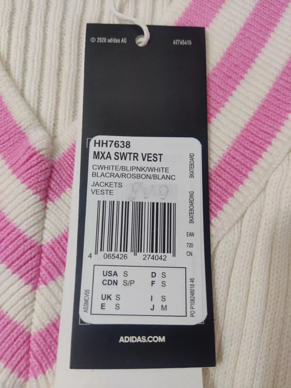 Adidas Adidas x Max Allure Sweater MXA Vest HH7638 Size US S / EU 44-46 / 1 - 4 Thumbnail