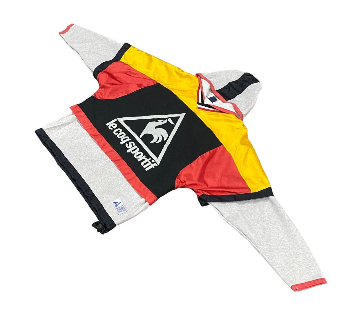 Le Coq Sportif × Vintage Vintage Le Coq Sportif Hoodie Jacket Long Sleeve (L) Size US L / EU 52-54 / 3 - 2 Thumbnail