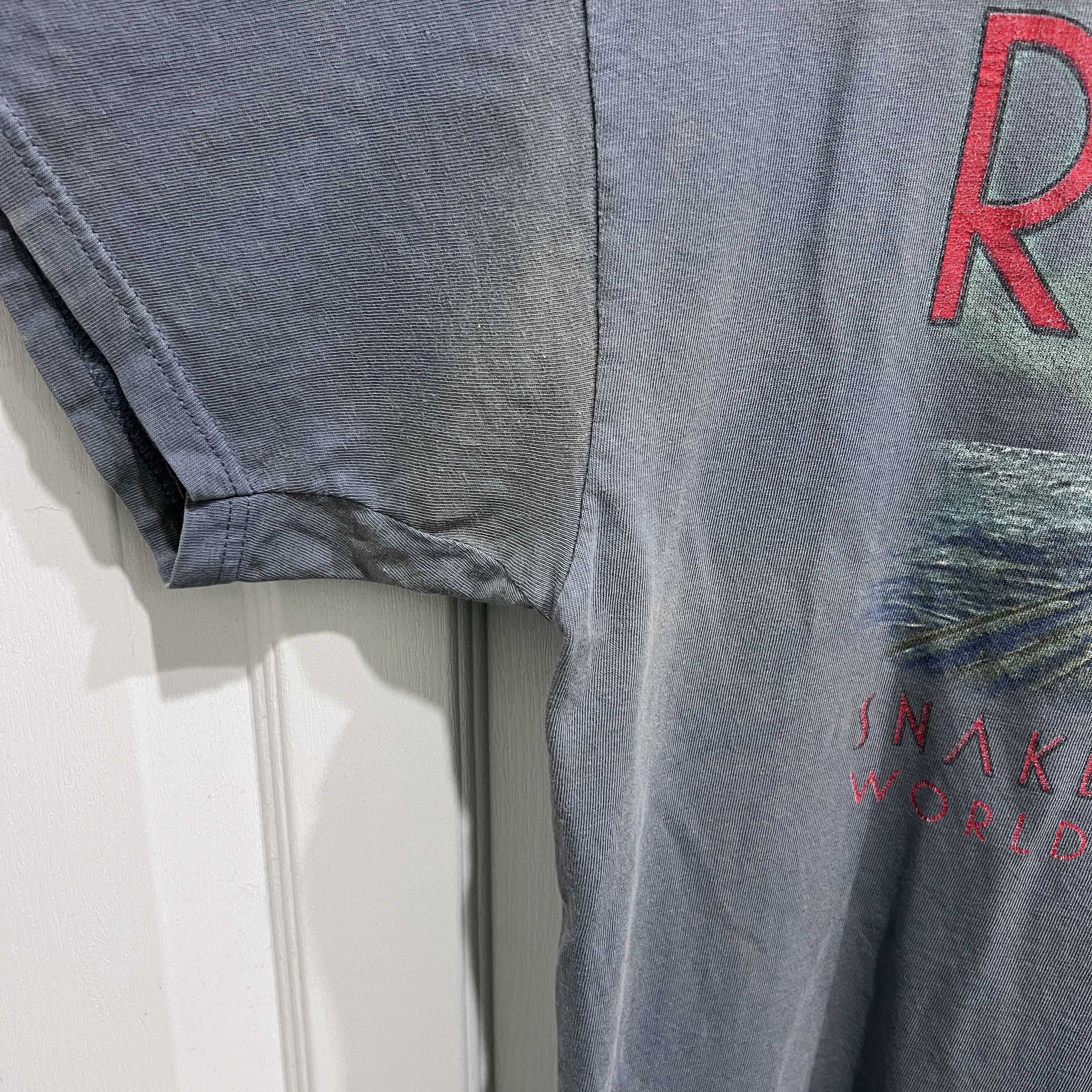 Band Tees Vintage Y2K 2008 Rush World Tour Tee Faded Thrashed Size US L / EU 52-54 / 3 - 6 Thumbnail