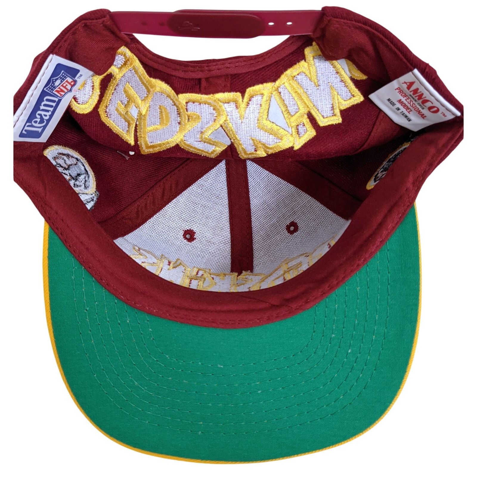 NFL × Sports Specialties NEW Washington Redskins 90s ANNCO snap Bubble Graffiti vtg Size ONE SIZE - 3 Thumbnail