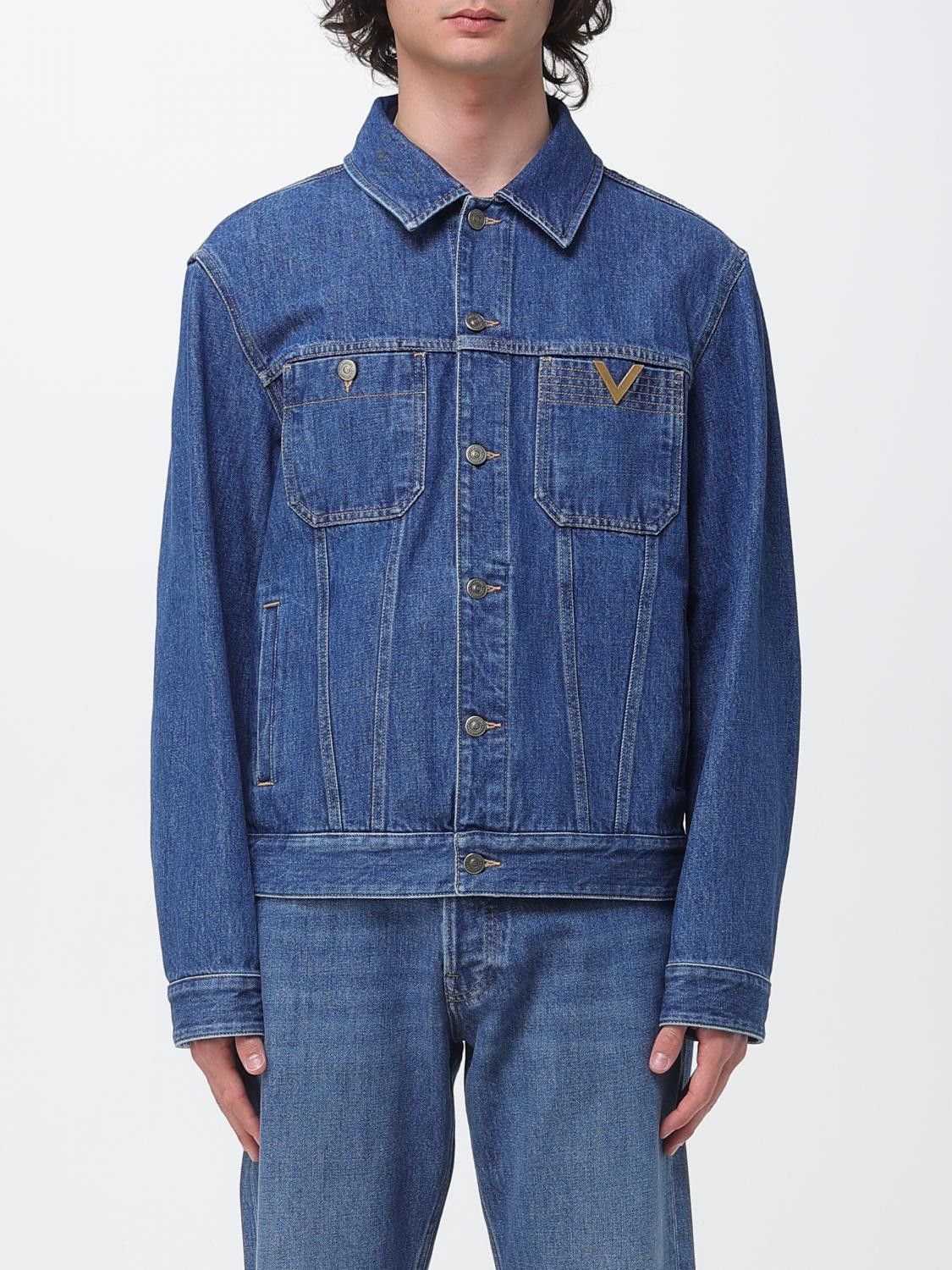 Valentino Valentino Jacket Men Denim Size US L / EU 52-54 / 3 - 1 Thumbnail