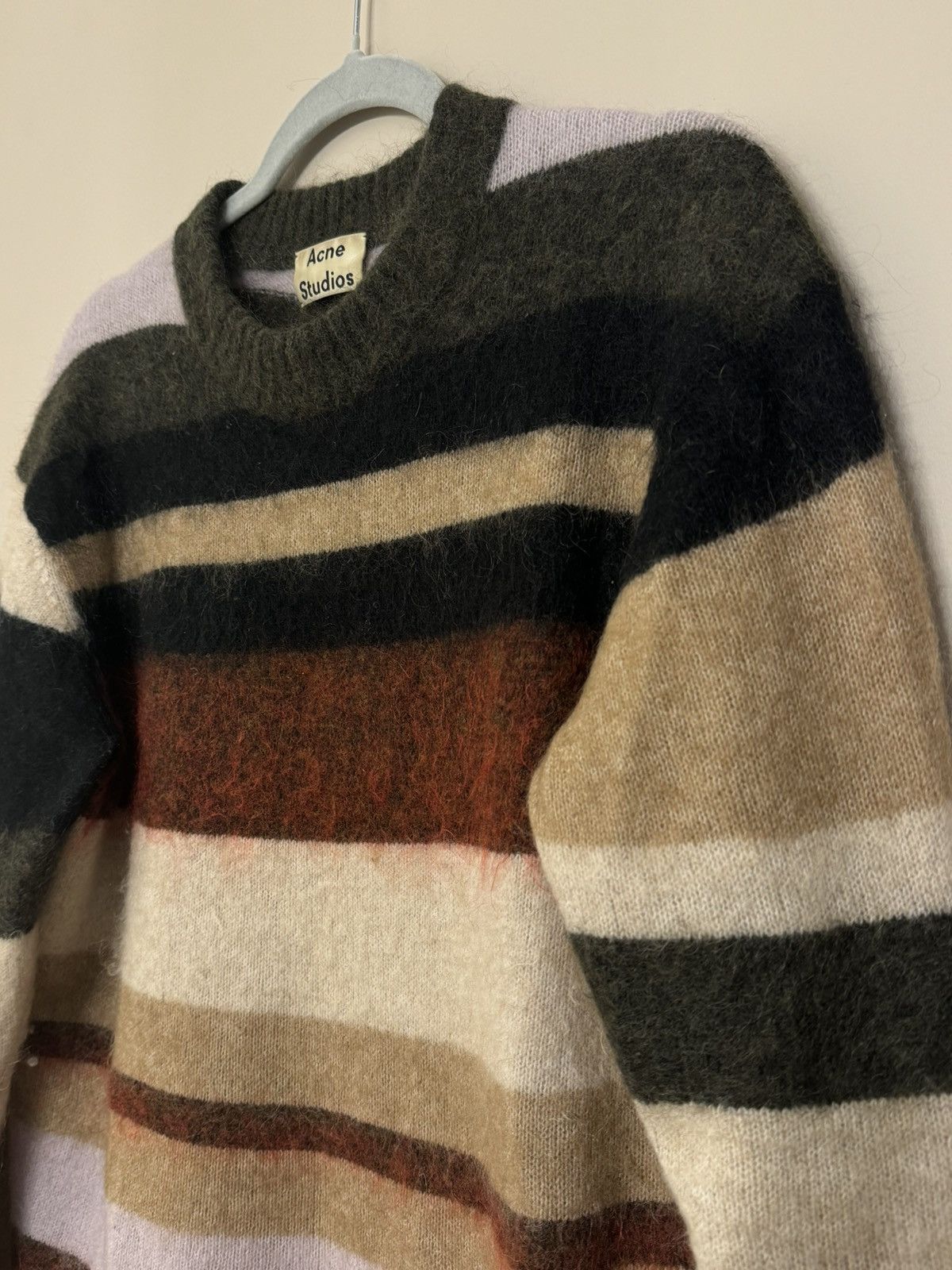 Acne Studios Acne Studios Wool Mohair sweater stripped knitwear Size US S / EU 44-46 / 1 - 5 Thumbnail