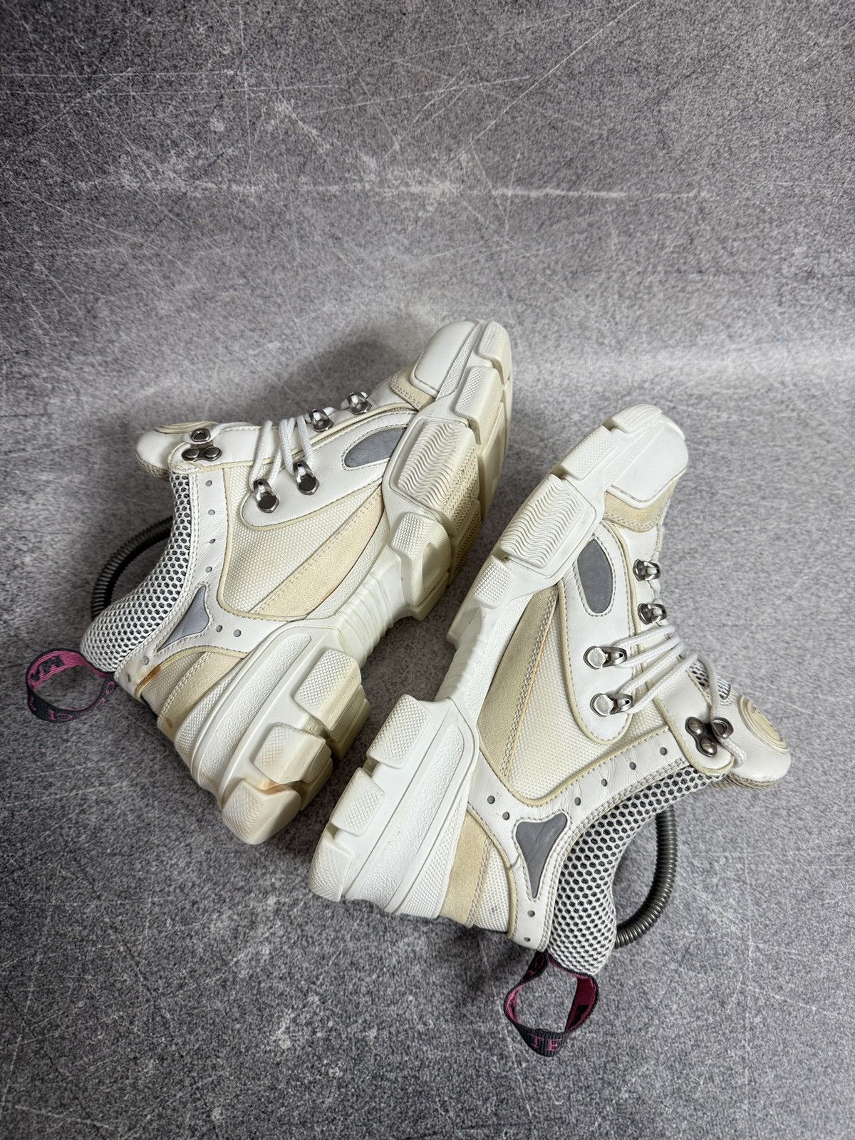 Gucci Gucci Flashtrek Women’s Sneakers ‘White’ Size 38 Size US 7 / IT 37 - 6 Thumbnail