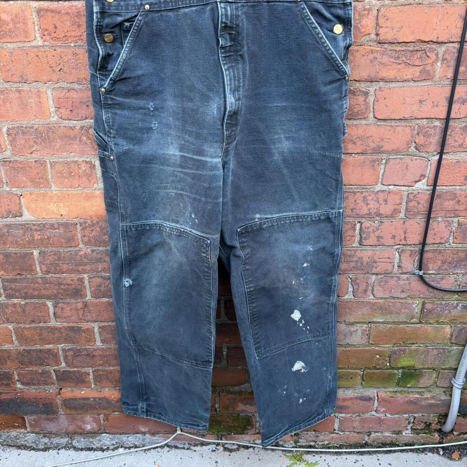 Carhartt vintage carhartt double knee overalls 00s 40x30 Size US 40 / EU 56 - 3 Thumbnail