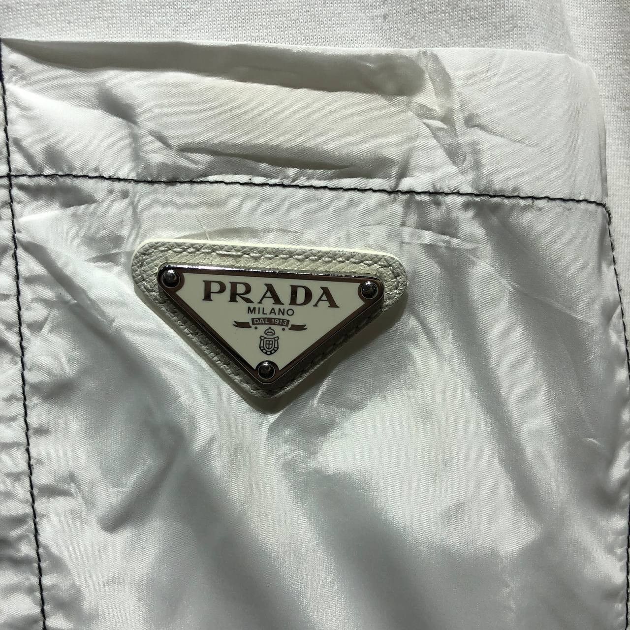 Prada Prada Logo Cotton tee w/ nylon pocket Size US L / EU 52-54 / 3 - 3 Thumbnail