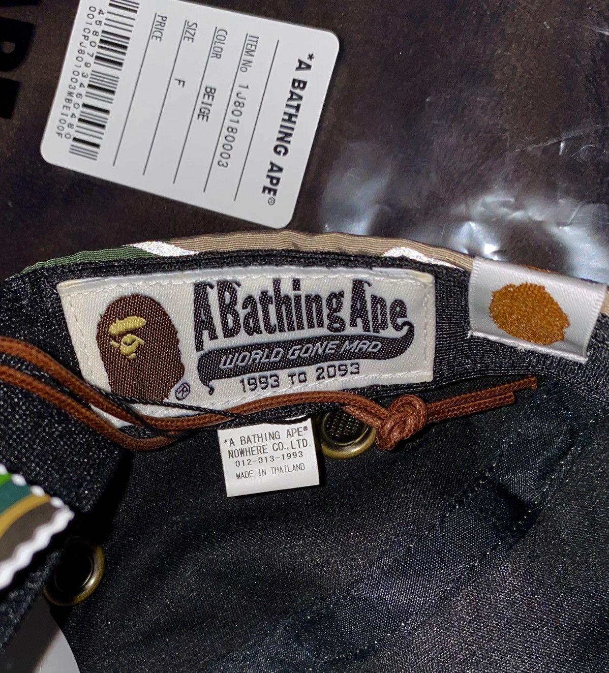 Bape Layered Line Camo Jet Cap Size ONE SIZE - 5 Thumbnail