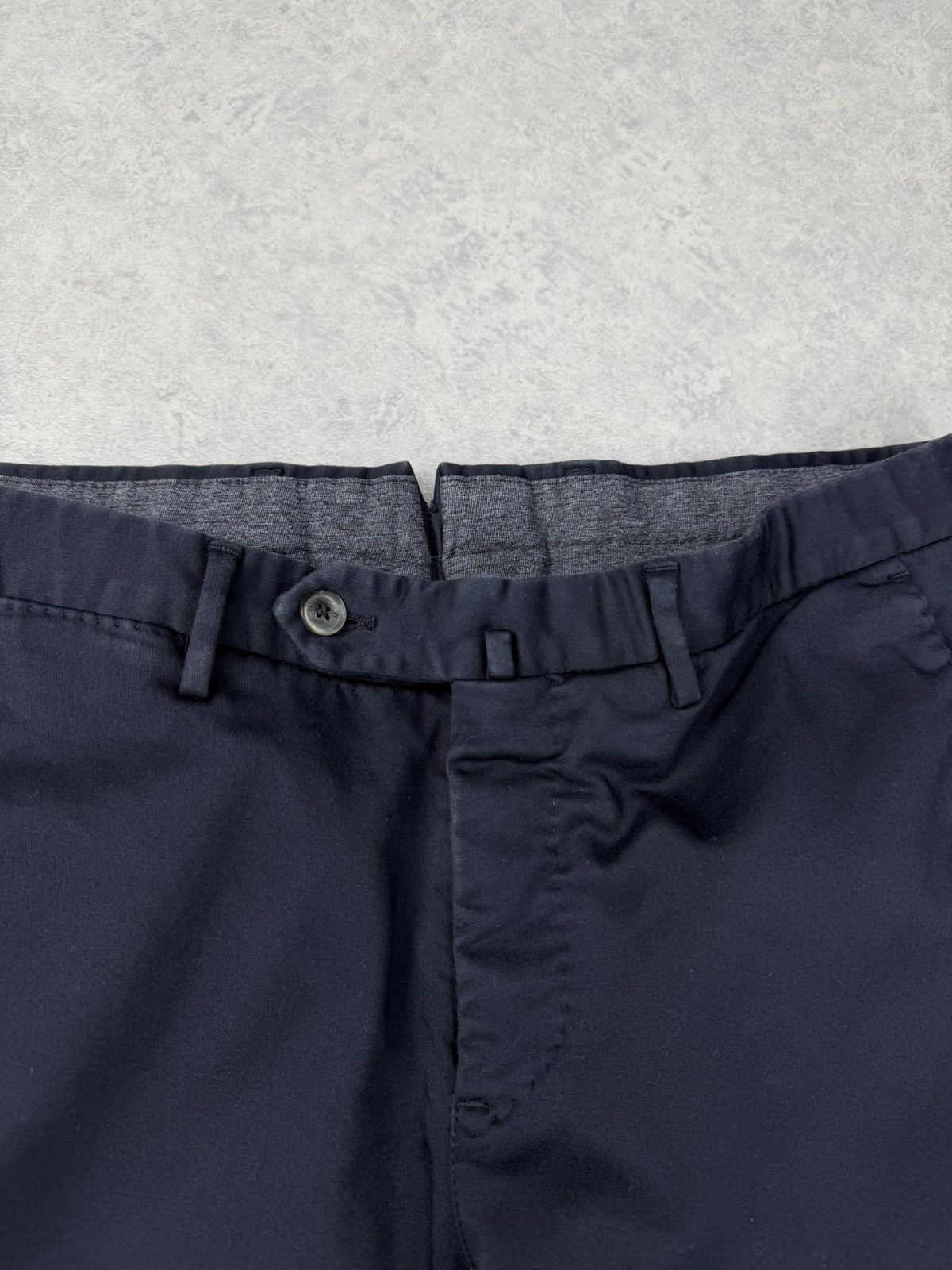 PT Torino PT Torino Superslim Fit Stretch Chino Pants Navy Blue 46 Size US 31 - 8 Thumbnail