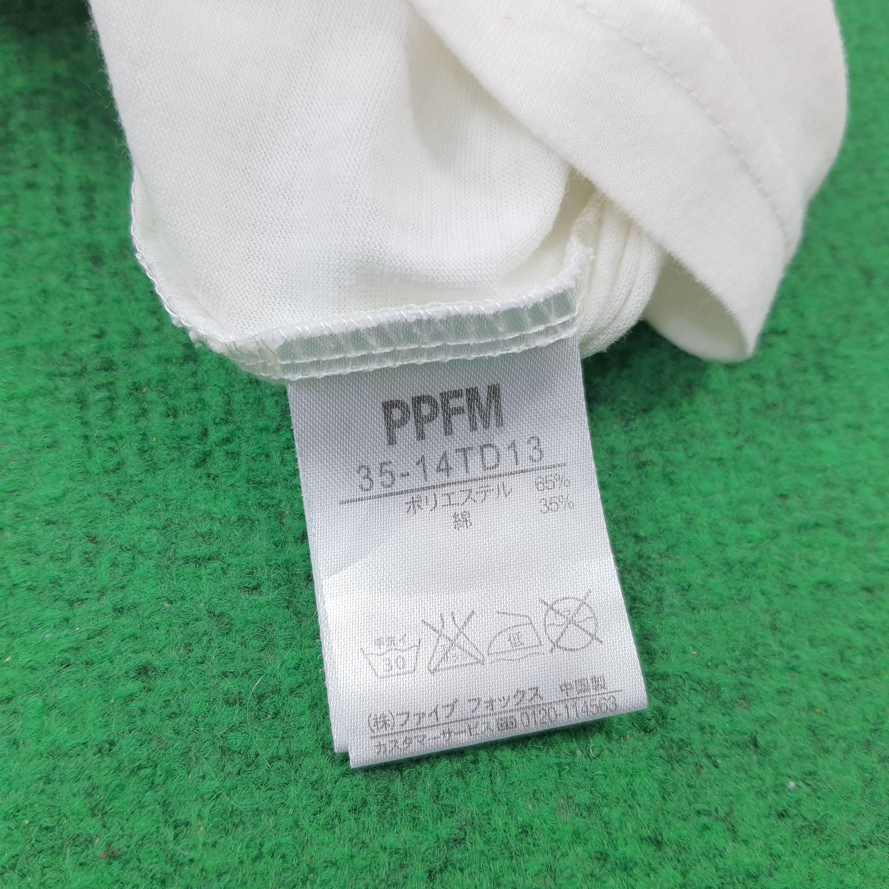 Japanese Brand × PPFM × Vintage Vintage PPFM Rock Japan Brand 3Q V Neck Tshirt C196N58 Size US M / EU 48-50 / 2 - 5 Thumbnail