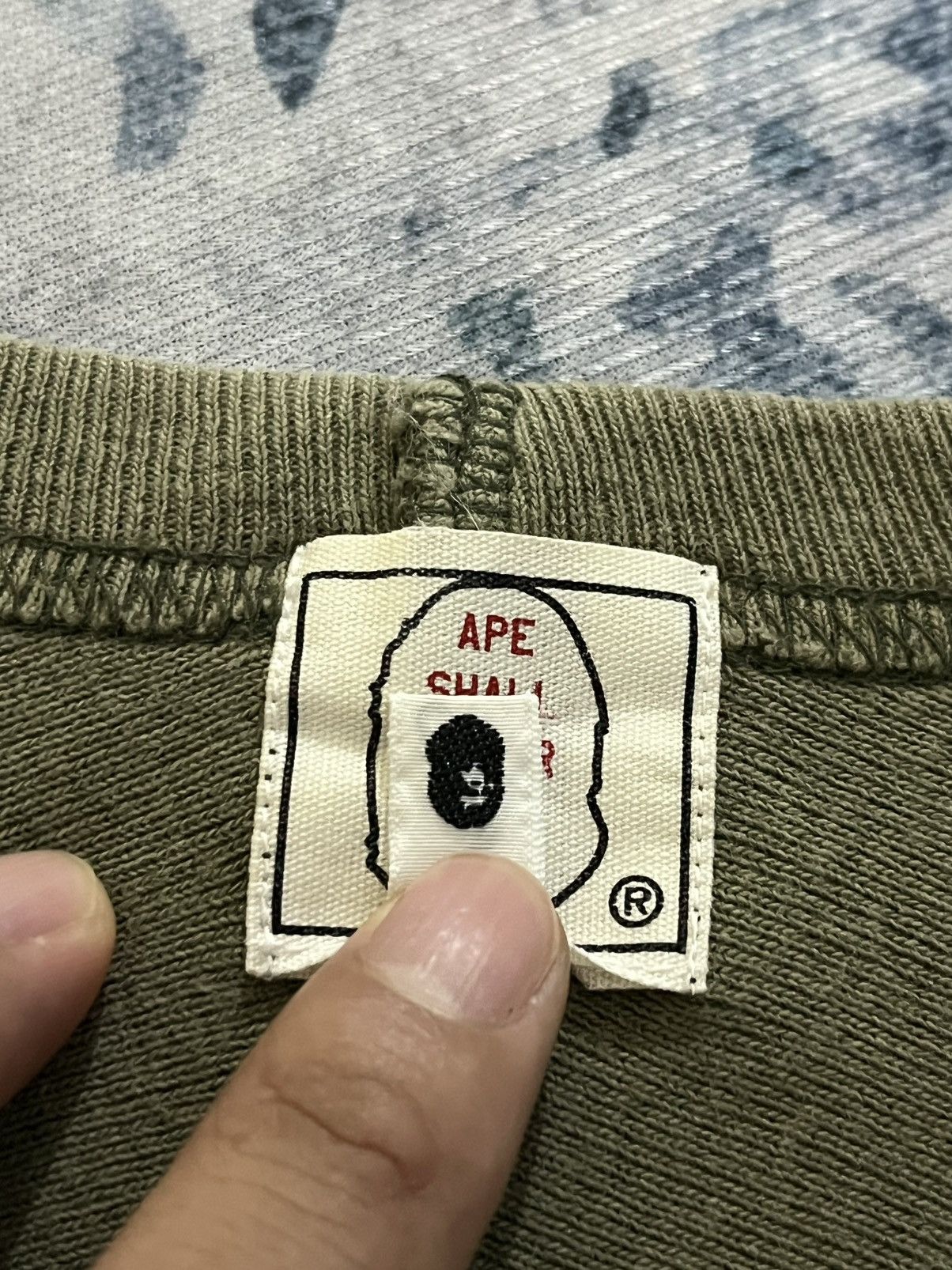 Bape Vintage 90s Bape 3q ape shall never kill ape Size US M / EU 48-50 / 2 - 7 Thumbnail