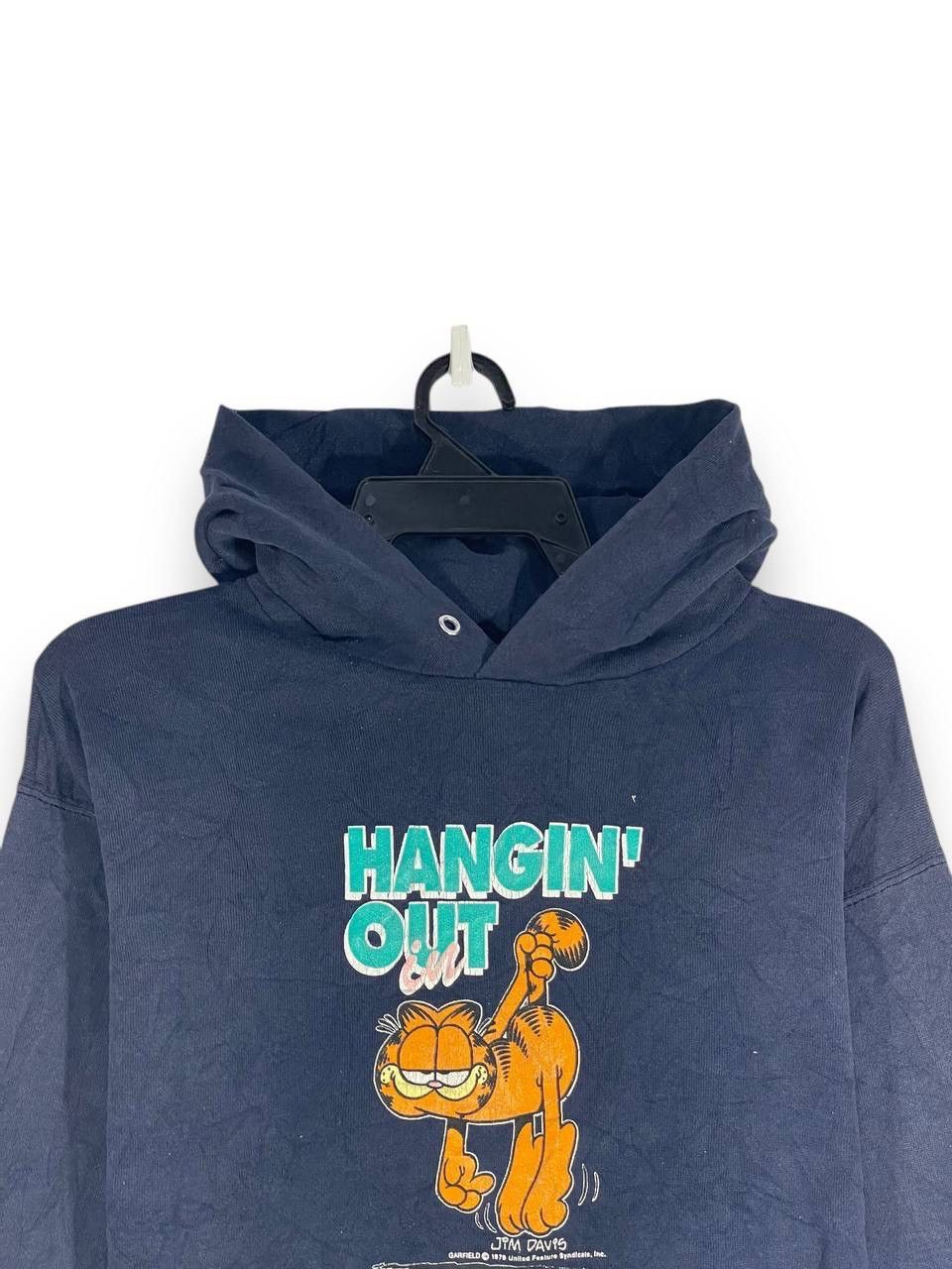 Other Vintage 90s Garfield cartoon cat jim davis hoodie size L Size US L / EU 52-54 / 3 - 2 Thumbnail