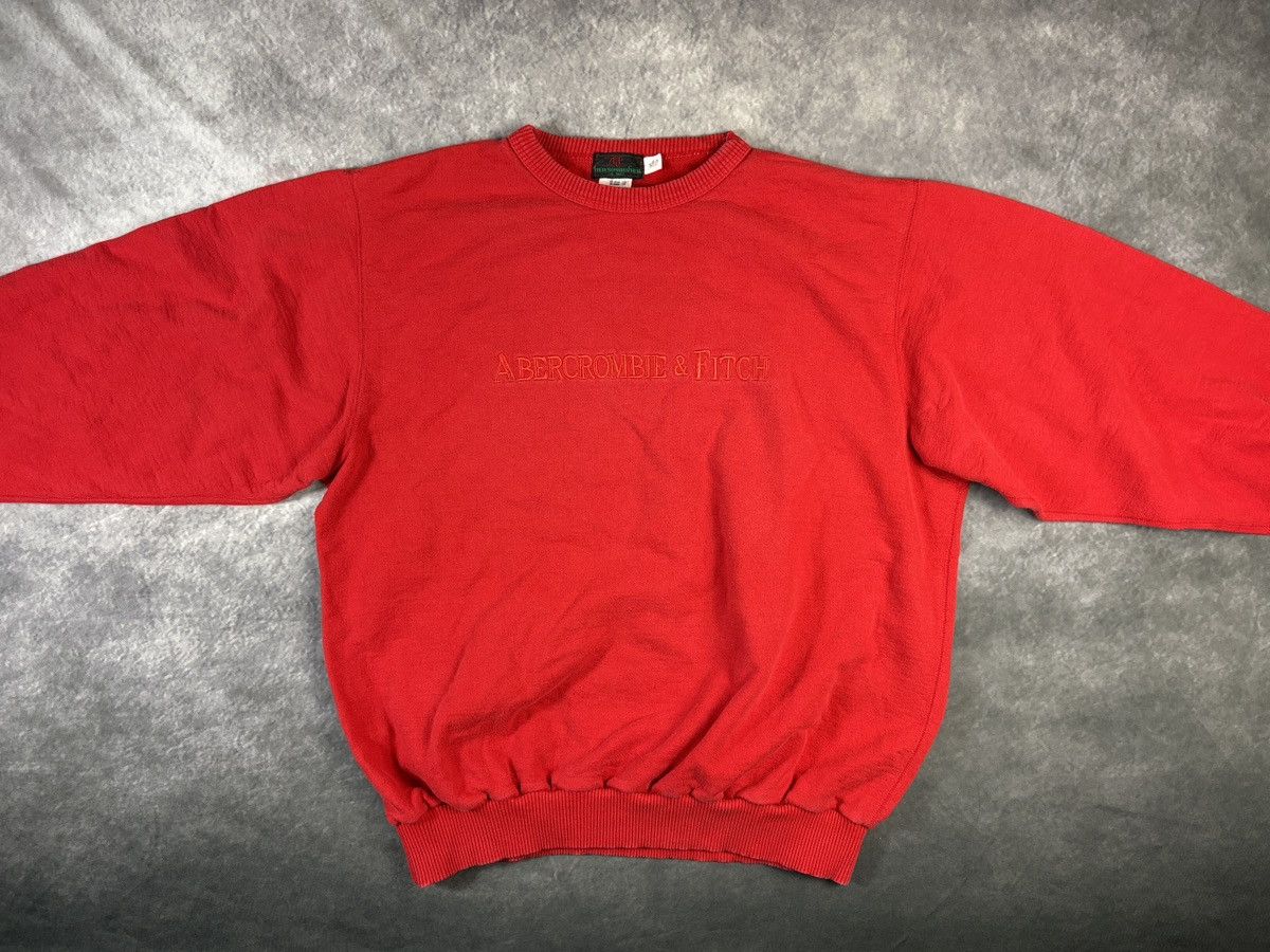 Abercrombie & Fitch × Vintage 1980s Abercrombie & Fitch Crewneck Vintage Sweatshirt Boxy Size US M / EU 48-50 / 2 - 6 Thumbnail