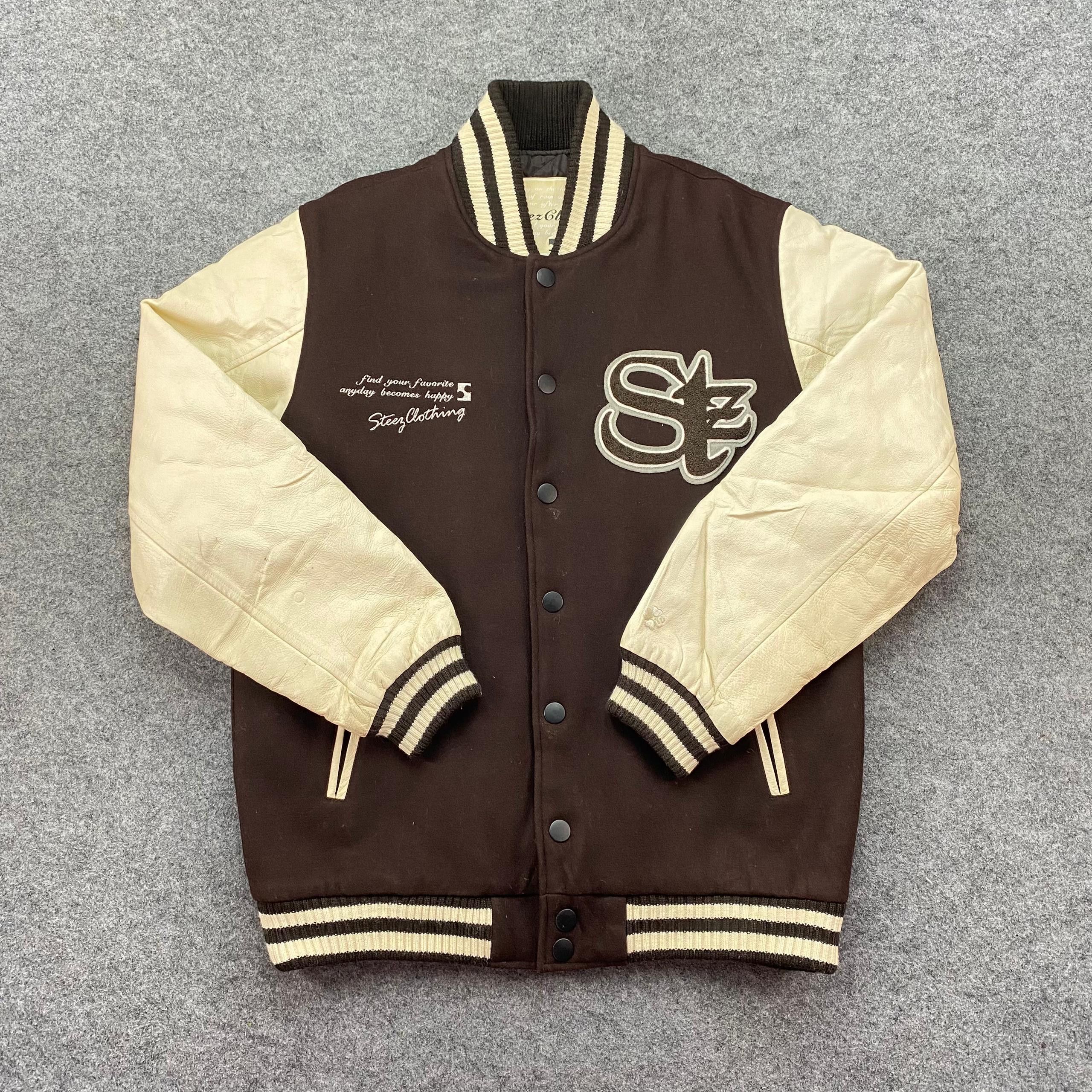 Vintage 90s Steez Clothing Varsity Jacket