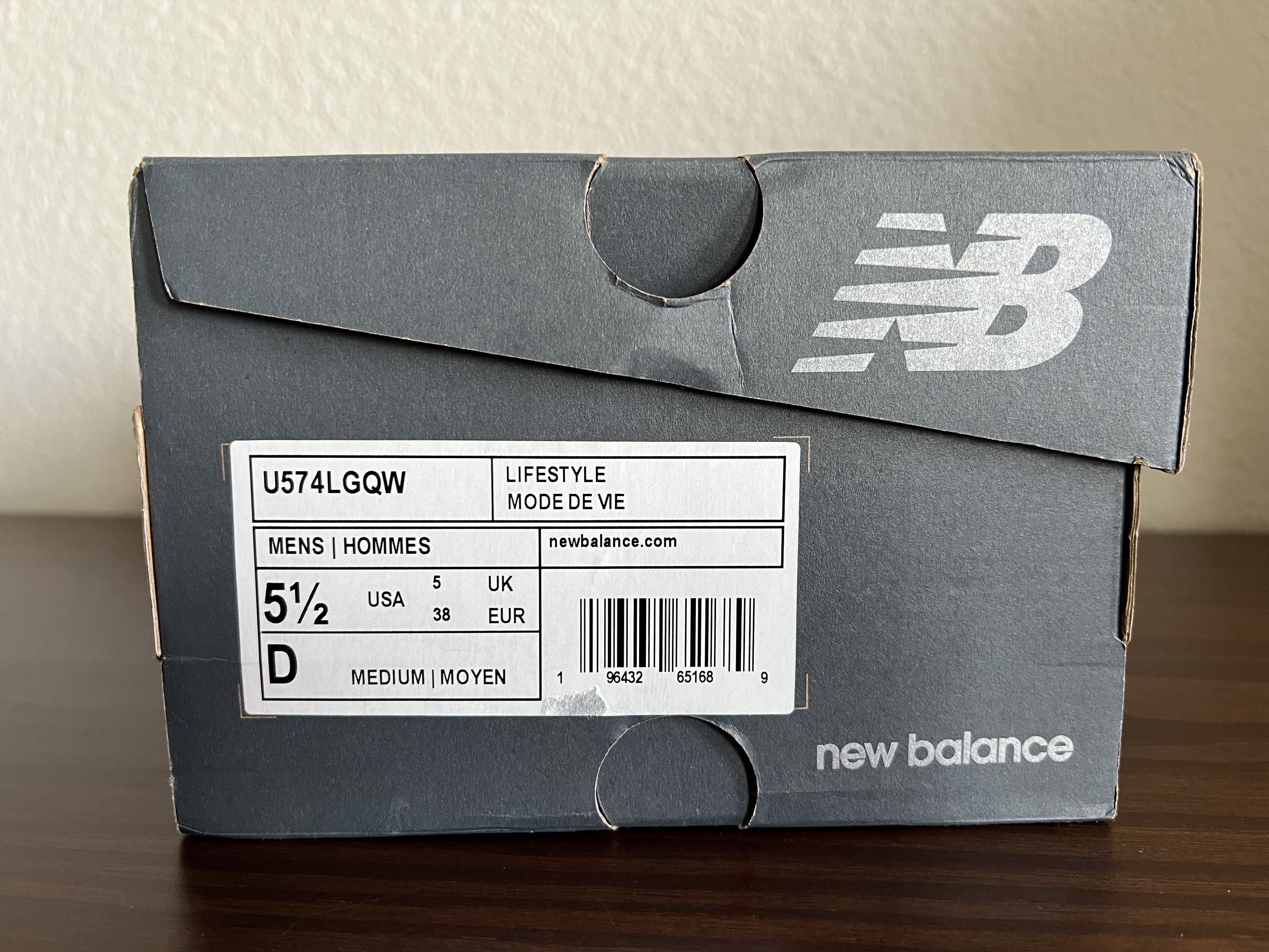 New Balance New Balance Cream & Green 574 Sneakers Size US 5.5 / EU 38 - 7 Thumbnail