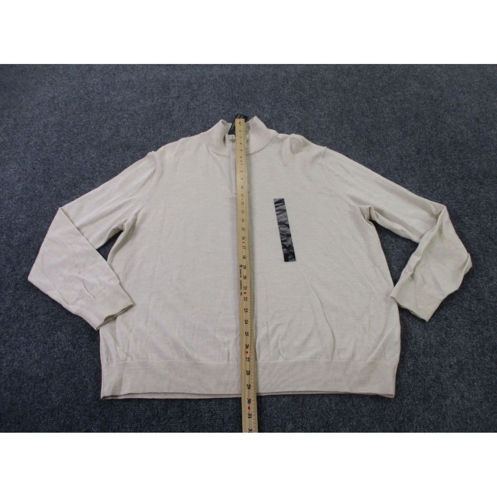 Banana Republic Banana Republic Sweater Mens XL Beige Wool Pullover Classic Outdoor Preppy Size US XL / EU 56 / 4 - 3 Thumbnail