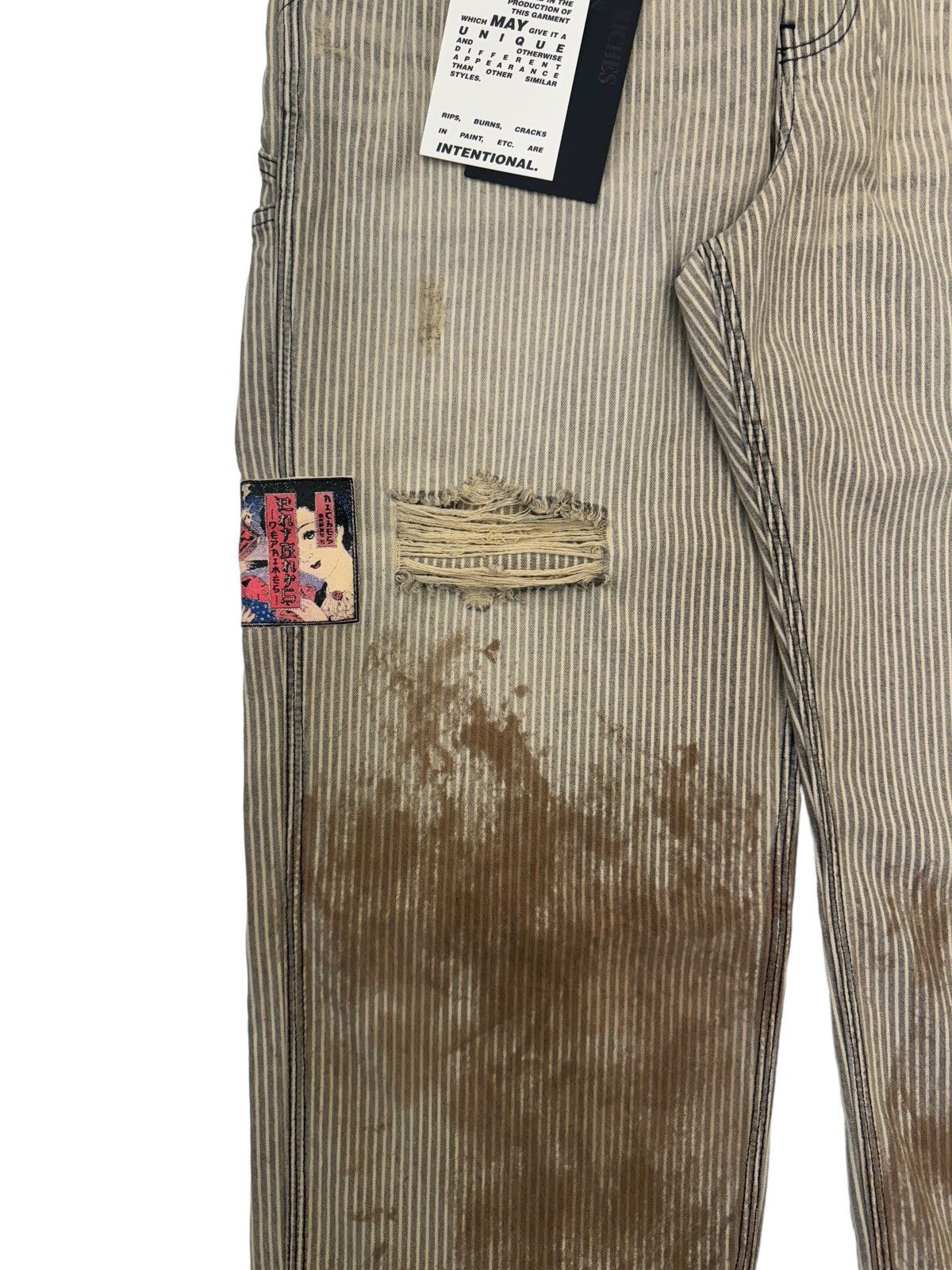 Enfants Riches Deprimes ERD Hickory Striped Paint Carpenter Pants Shuji Version Size US 36 / EU 52 - 5 Thumbnail